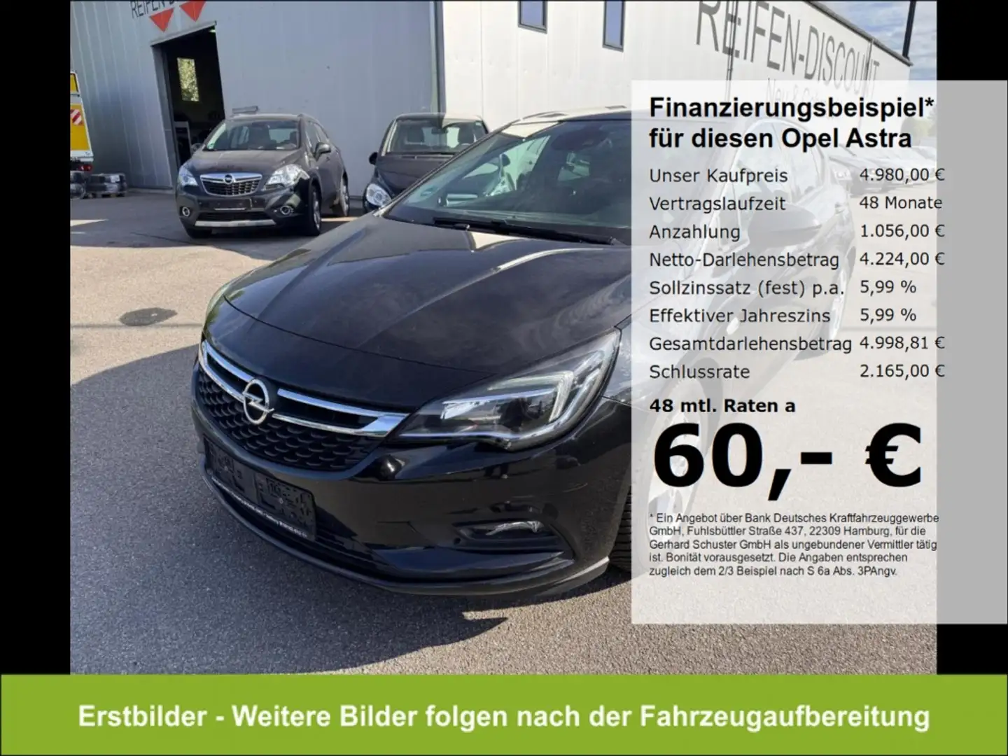 Opel Astra Dynamic 1.6D*Navi R-Kam Temp VKZ-Erk 4xSHZ Negro - 1