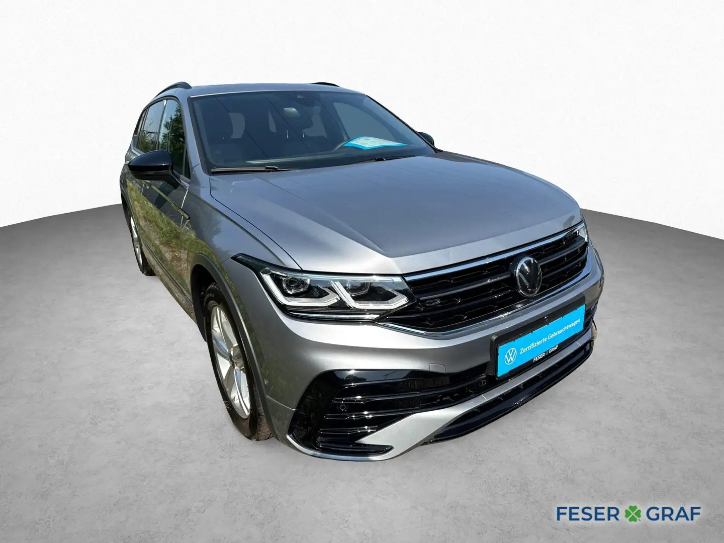 Volkswagen Tiguan Allspace 2.0 TSI DSG R-LINE AHK PANO LED Silber - 2