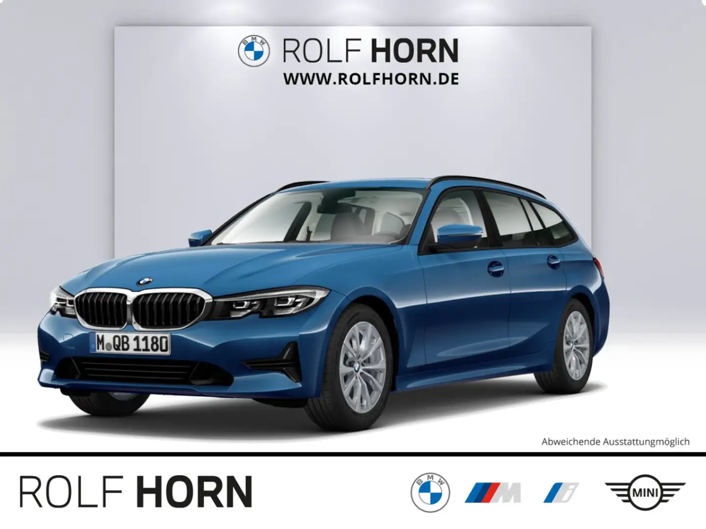 BMW 318 d Touring Advantage Navi Sitzhzg Klima RFK Blauw - 1