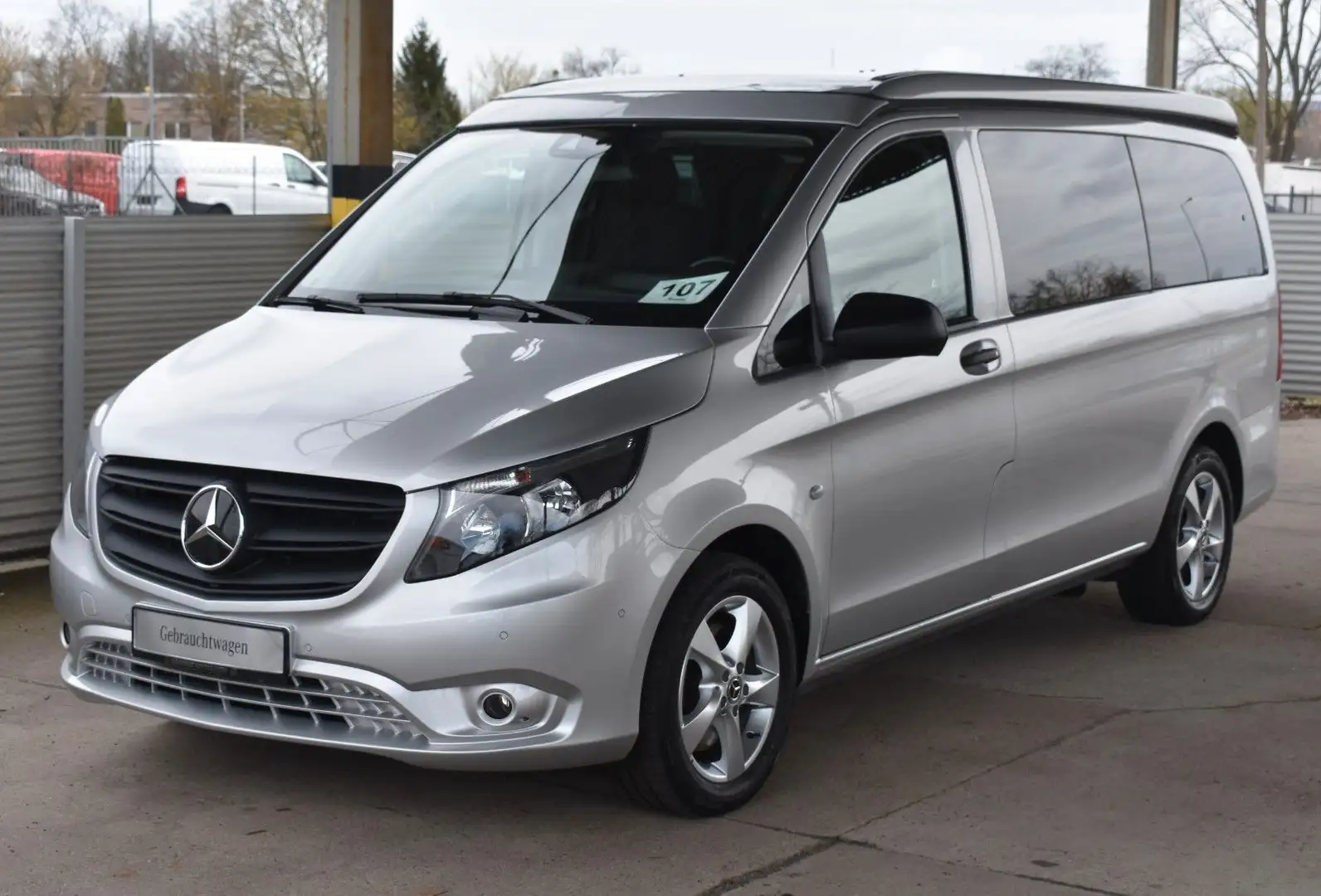 Mercedes-Benz V 250 CDI LANG MARCO POLO TISCH-PAKET NAVI AHK Plateado - 2