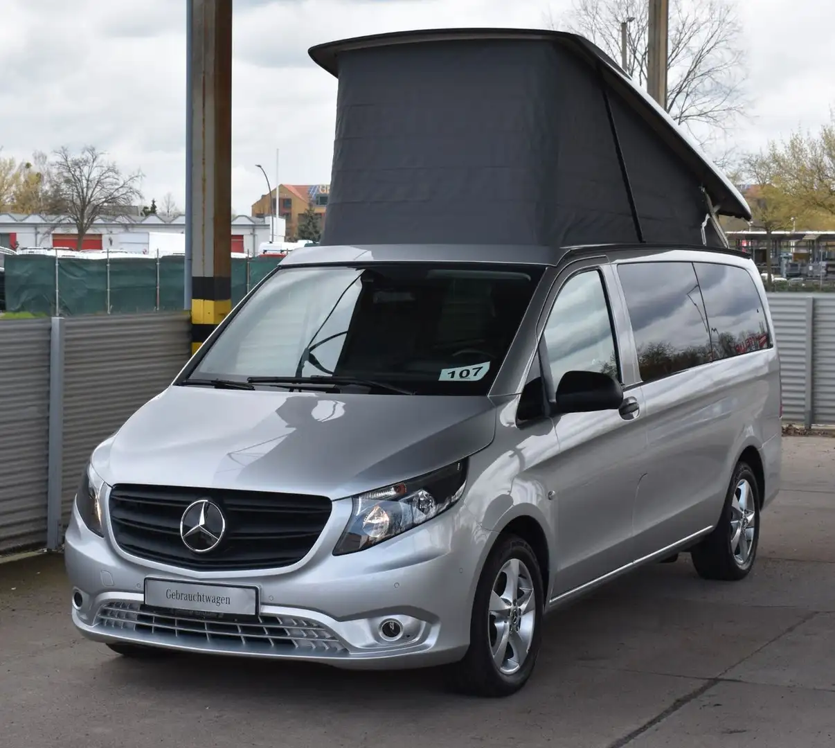 Mercedes-Benz V 250 CDI LANG MARCO POLO TISCH-PAKET NAVI AHK Plateado - 1