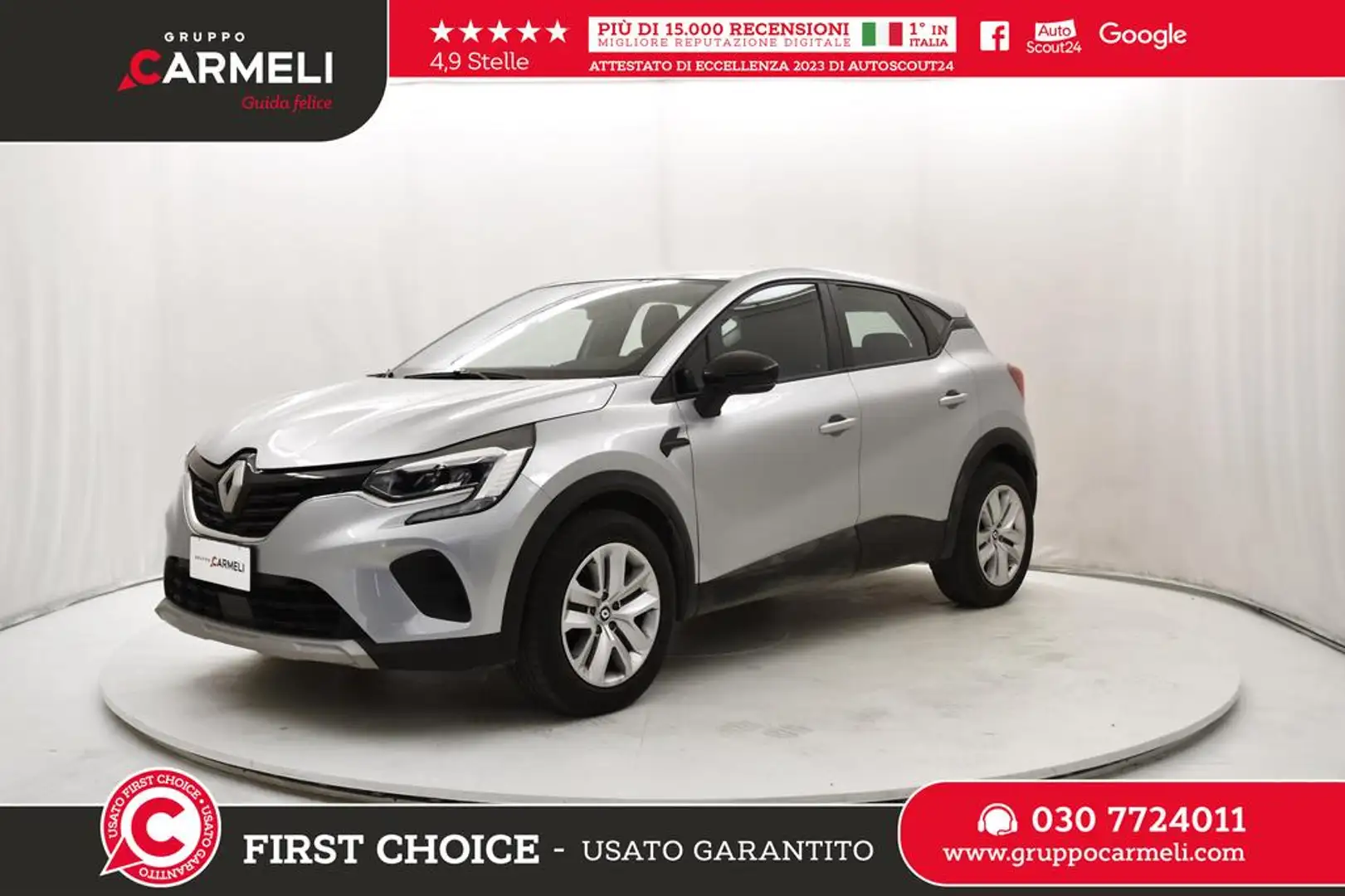 Renault Captur 1.0 tce Equilibre Gpl 100cv Gris - 1