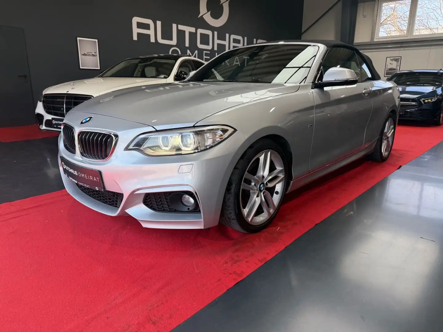 BMW 220 d Cabrio 2-Hand/M Sportpaket/Komfort/Leder/ Argent - 1
