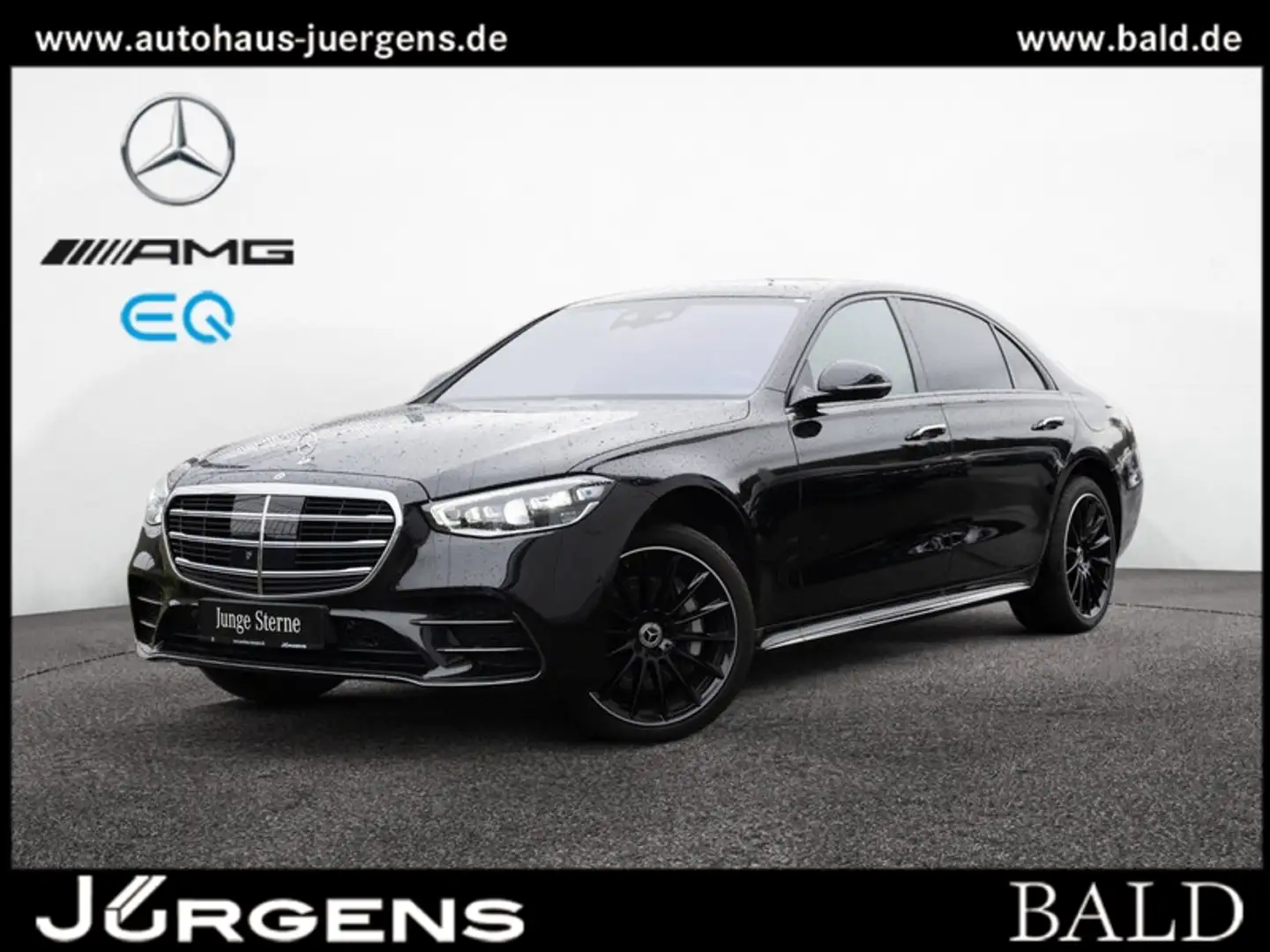 Mercedes-Benz S 580 e L AMG-Sport/Pano/Burm/Sitzklima/Airm/360 Schwarz - 1