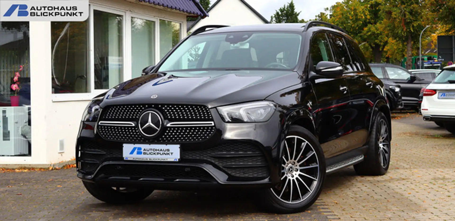 Mercedes-Benz GLE 400 d 4M AMG NIGHT DISTRO+PANO+KAM360+HEADUP Noir - 1