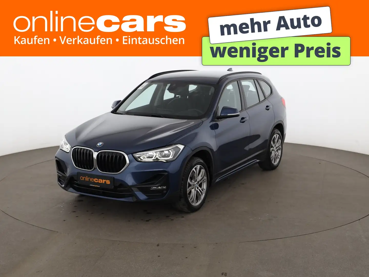 BMW X1 xDrive20d Sport Aut LED HEAD-UP NAVI LEDER Blau - 1