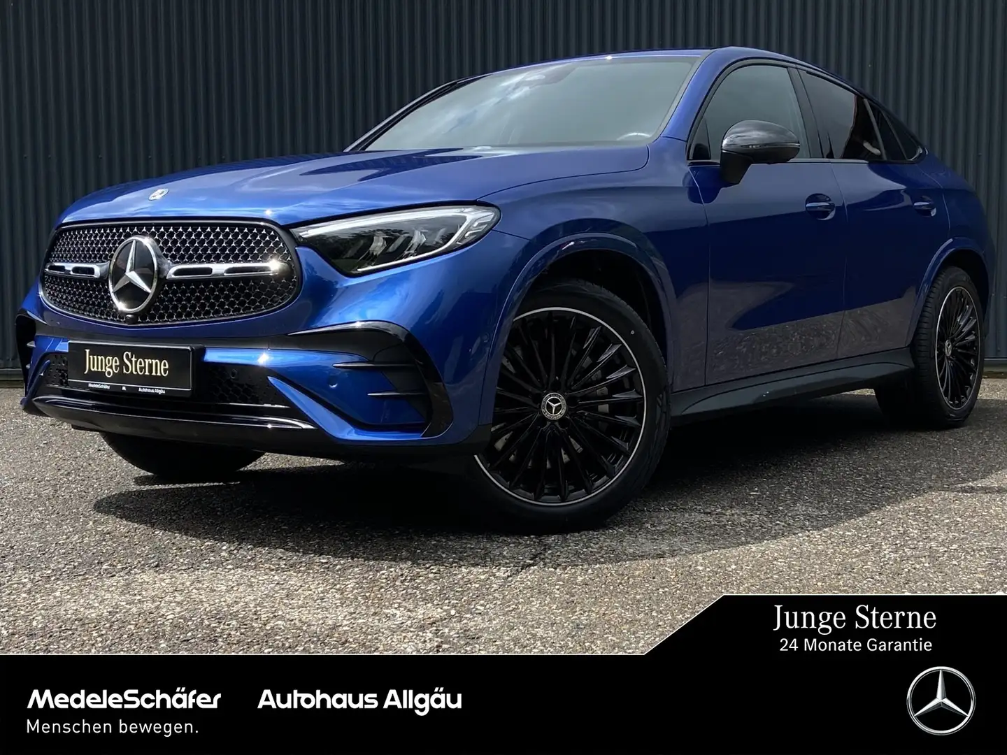 Mercedes-Benz GLC 200 GLC 200 4M Coupé AMG Night AHK LED Kam Ambiente Blau - 1