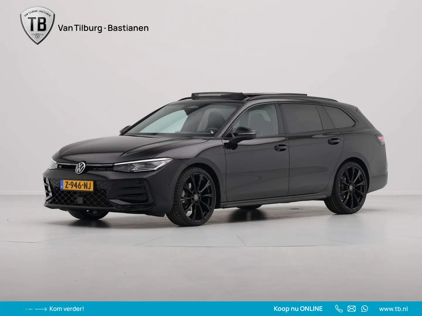 Volkswagen Passat Variant 1.5 eTSI 150pk DSG R Line BlackStyle Panorama Navi Schwarz - 1