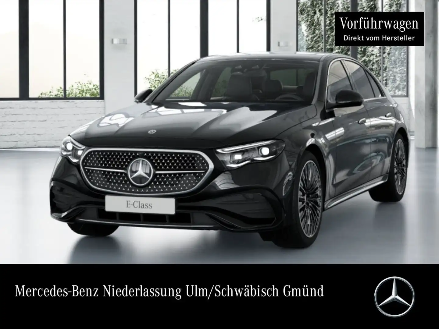 Mercedes-Benz E 200 AMG Fahrass 360° Distr. AHK Spurhalt-Ass PTS Negro - 1