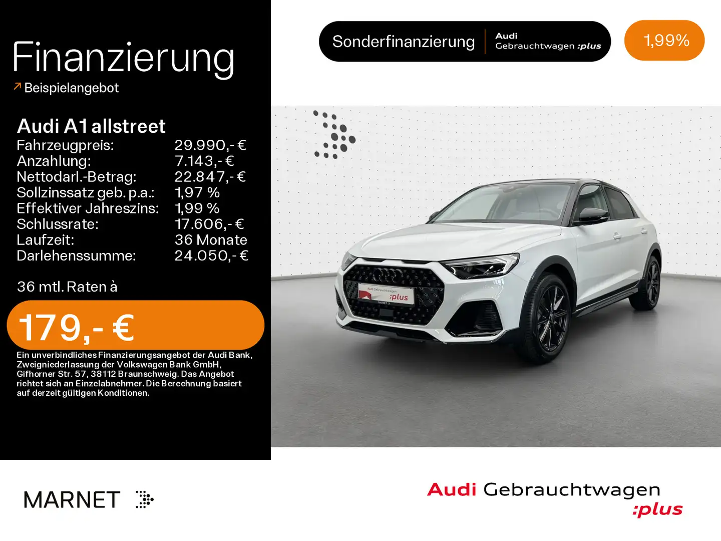 Audi A1 30 TFSI*Audi connect*LED*Sitzheizun Weiß - 1