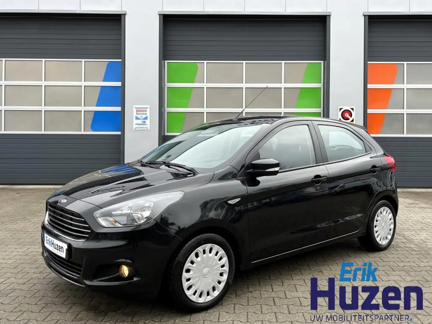 Ford Ka/Ka+ Ultimate 1.2/ Airco/ 5-Drs/ 1e eigenaar Noir - 1