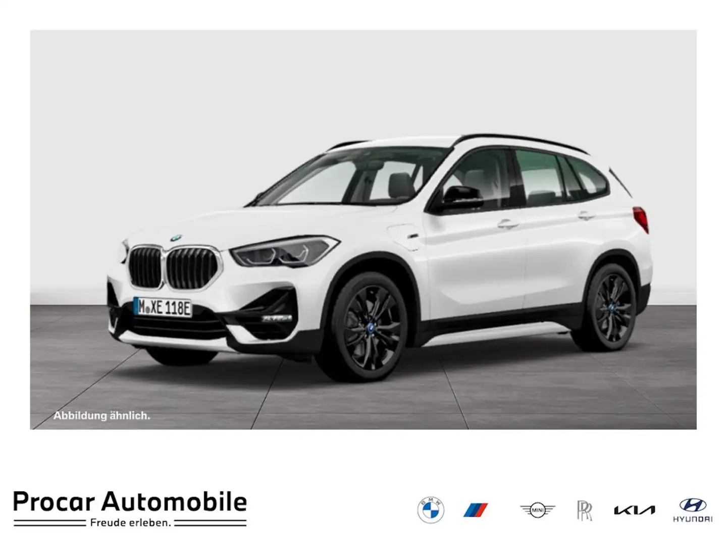 BMW X1 xDrive25e Sport Line AHK RFK NAVI LED DAB Weiß - 1
