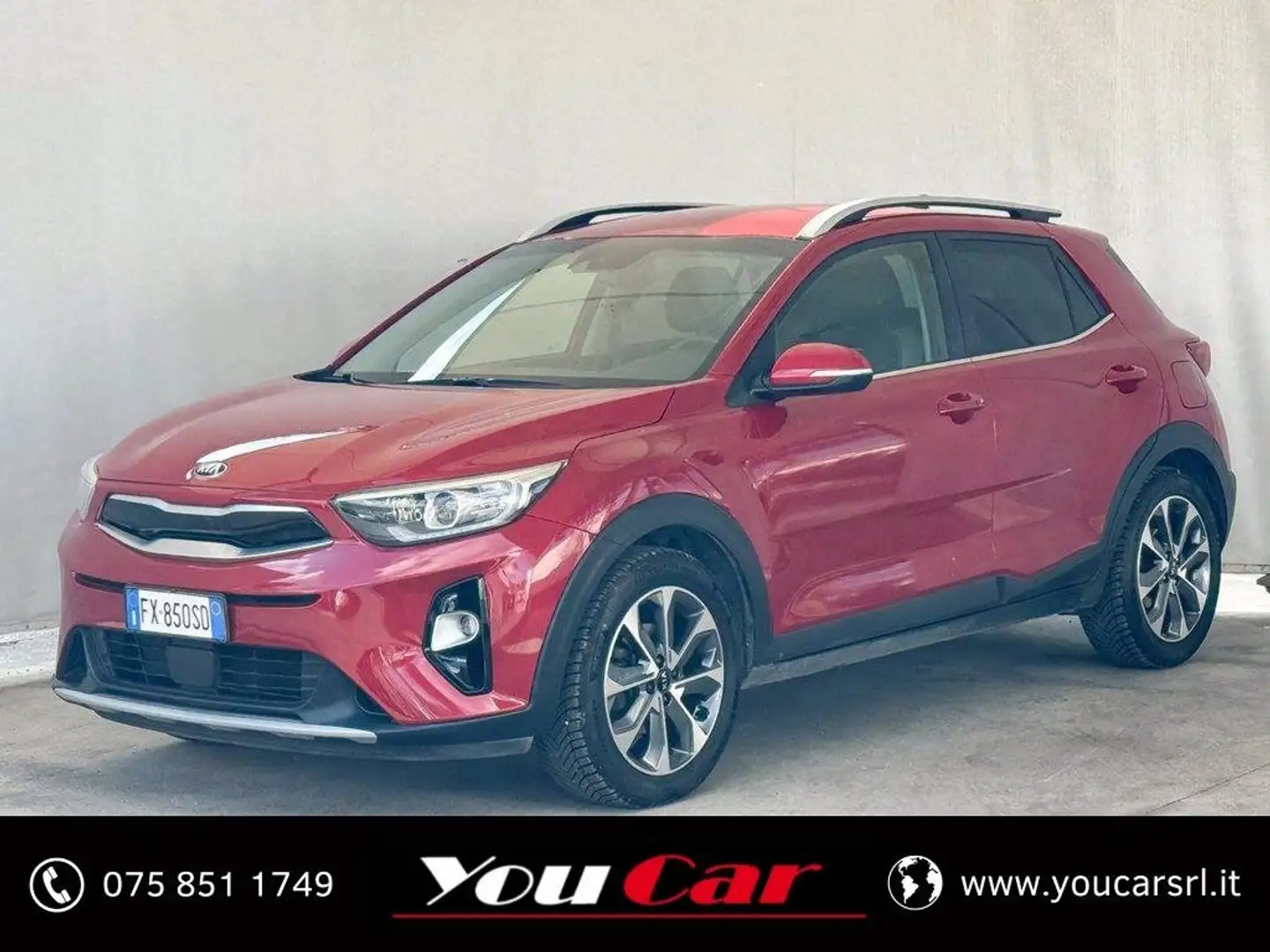 Kia Stonic 1.4 mpi eco Energy Gpl 97cv Rouge - 1