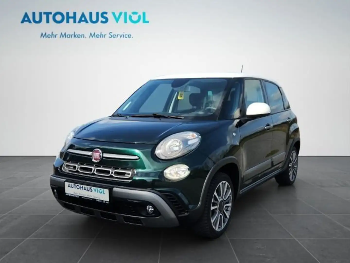 Fiat 500L 1.4 T-Jet Cross AHK abnehmbar Klima Sitzhei Grün - 1