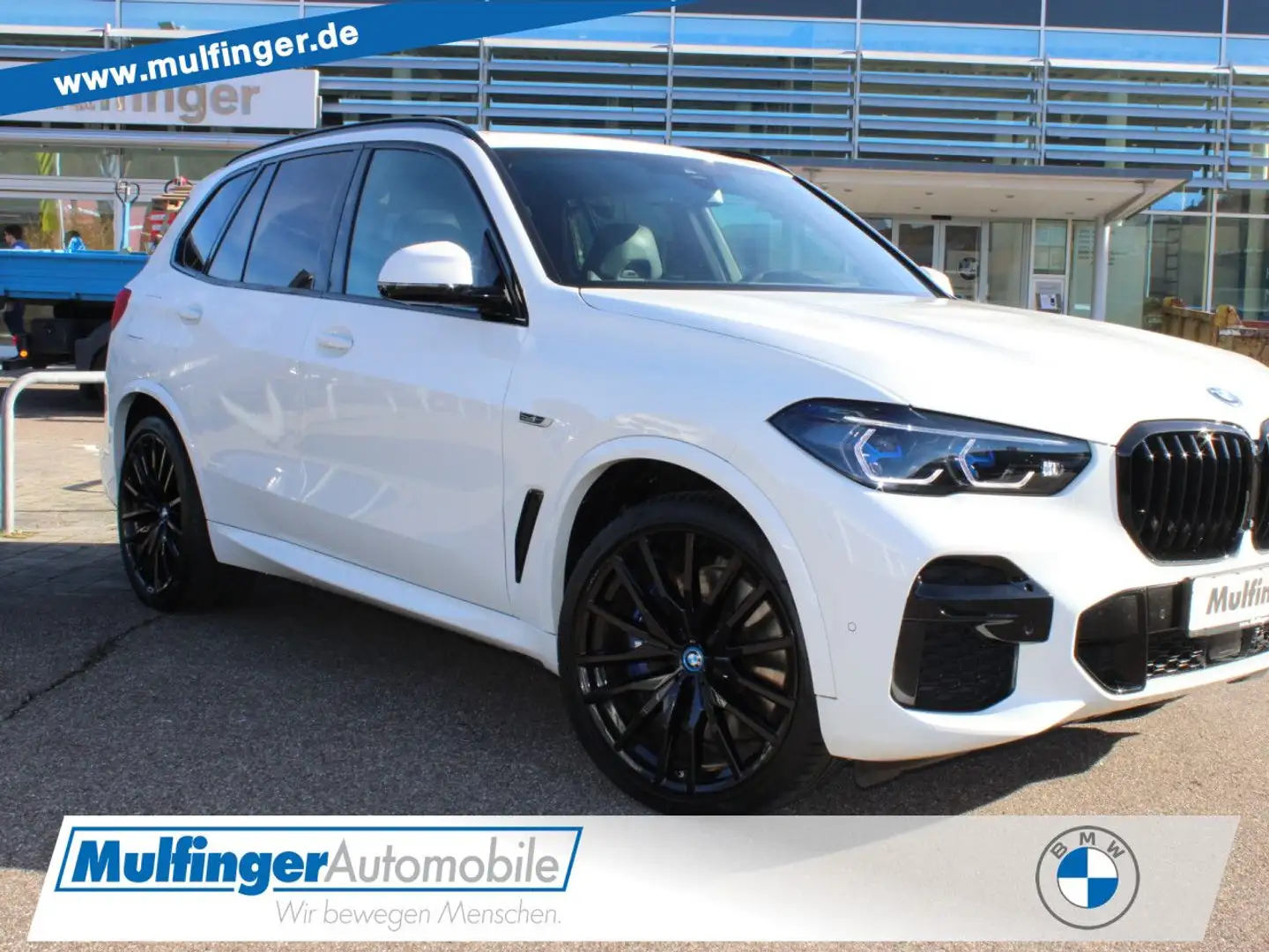 BMW X5 x45e M Sitz PanoD.B+W 360° Laser Luft Sitzbel Weiß - 1