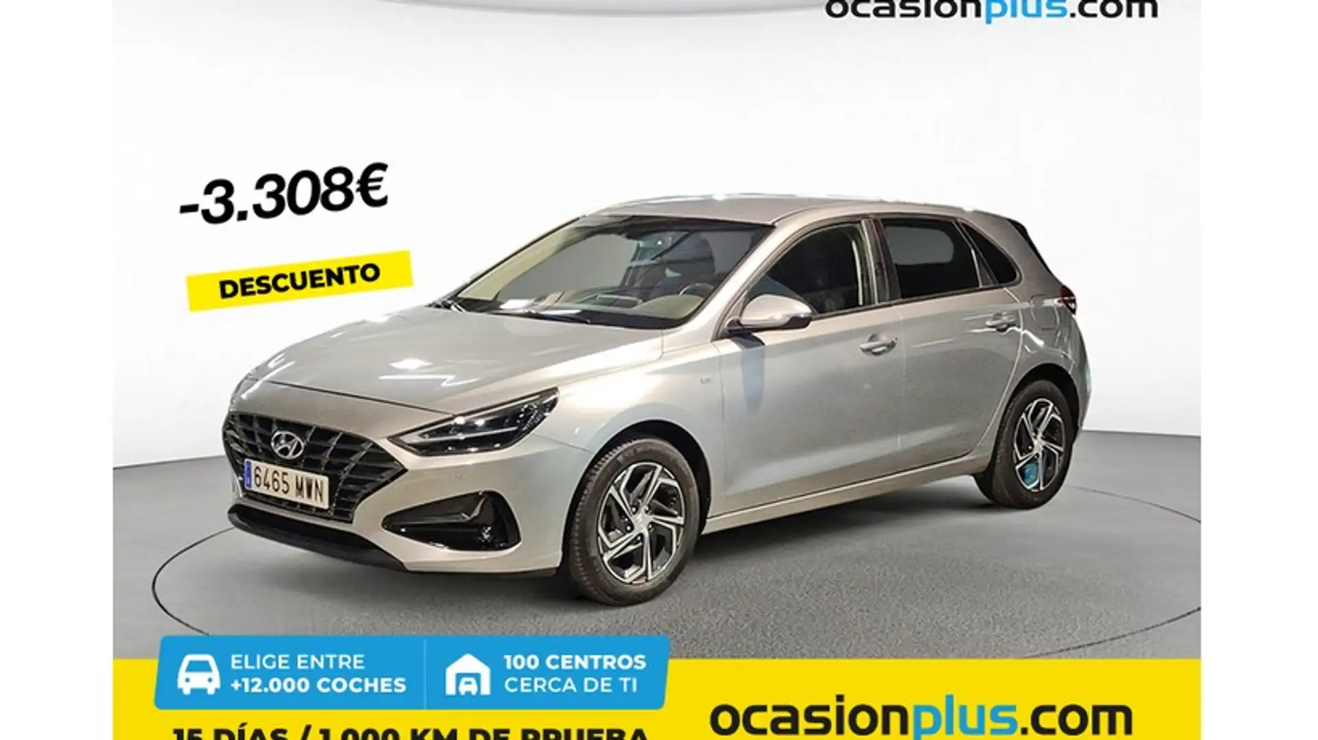 Hyundai i30 1.6CRDi Klass 48V 136 Plateado - 1