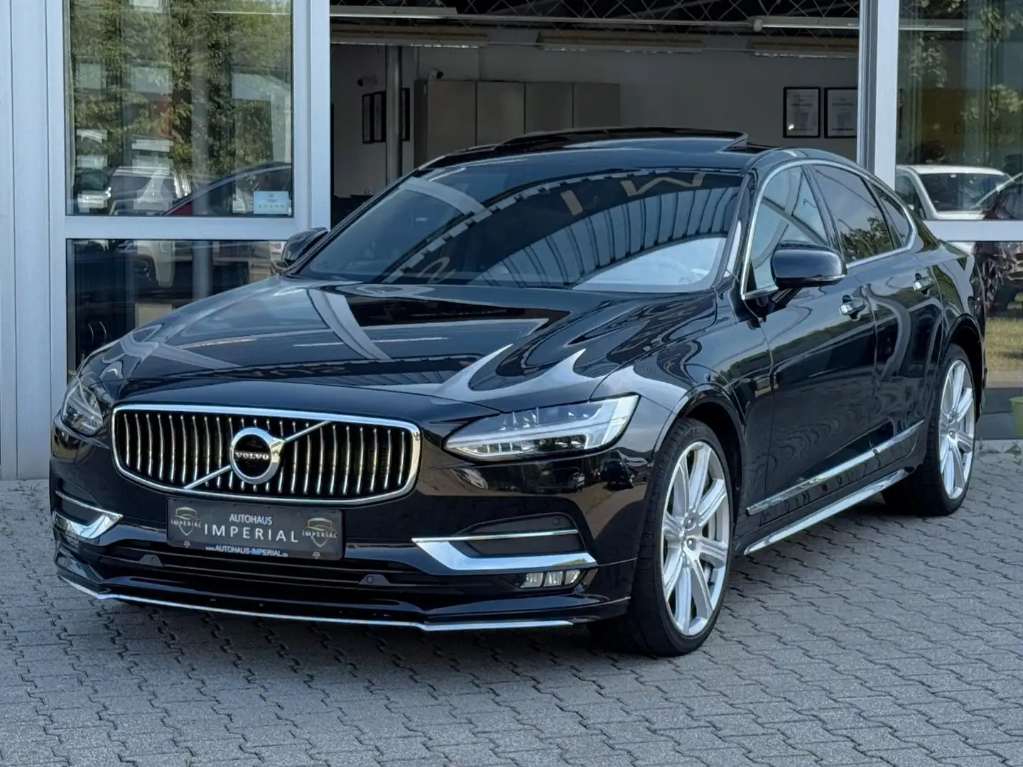 Volvo S90 Inscription AWD LEDER+STDHZ+HUD+GSD+B&W+ACC Noir - 1