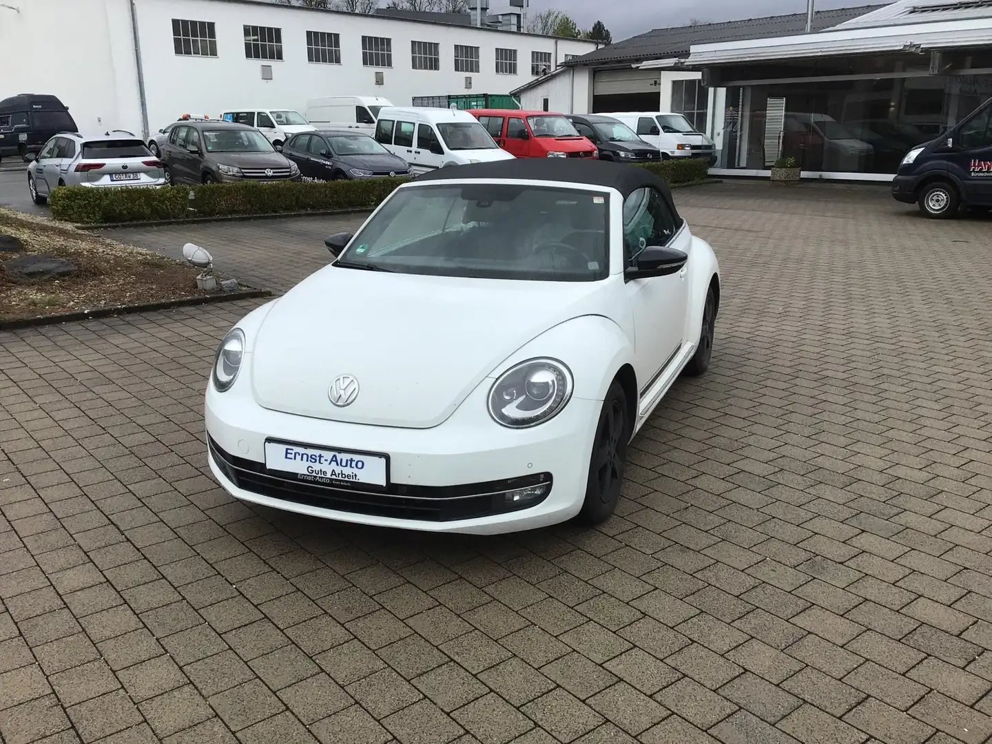 Volkswagen Beetle Cabriolet Club 1.2 TSI +NAVI+LED+GRA+ Beyaz - 1