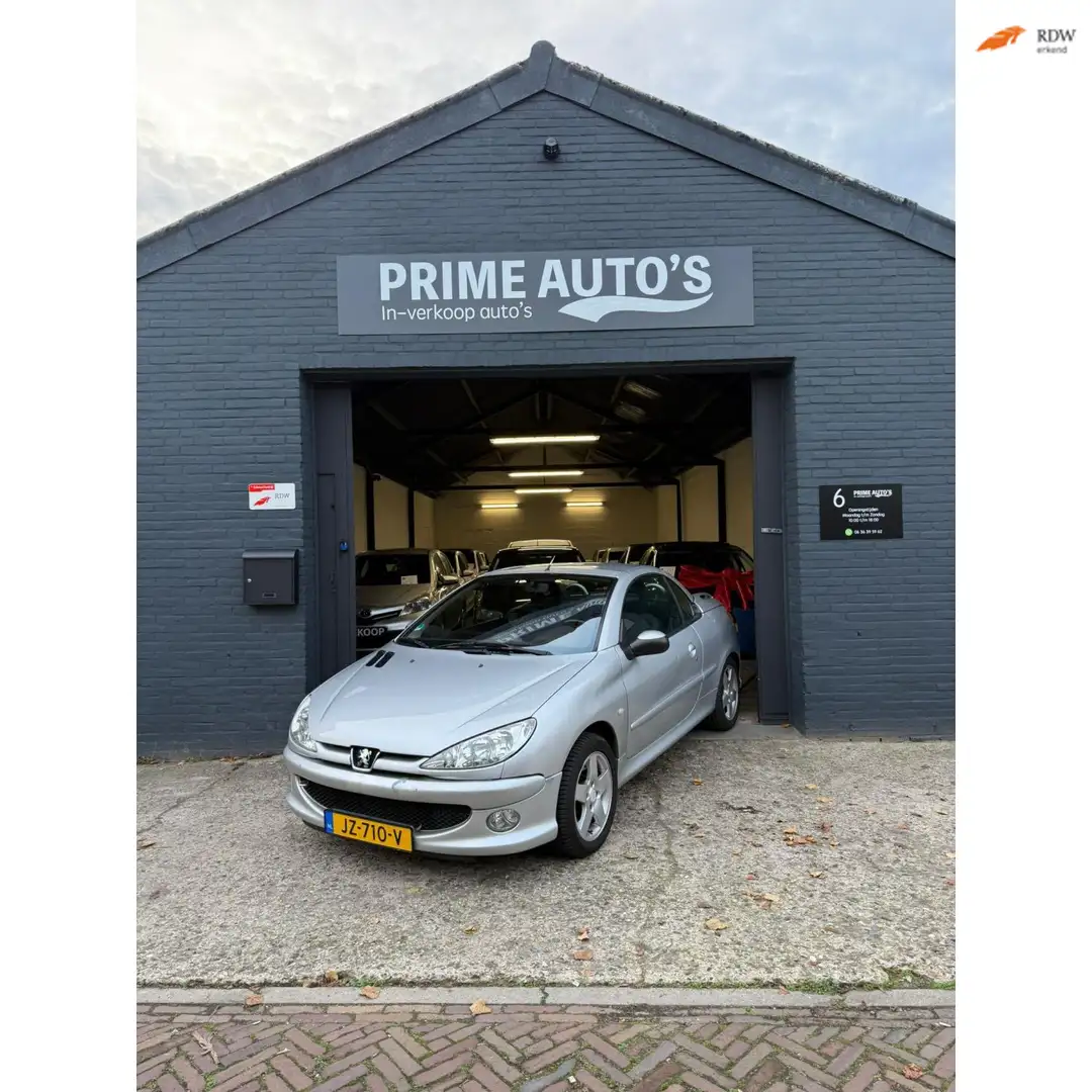 Peugeot 206 CC 1.6-16V Cabrio 2004 Gris - 1