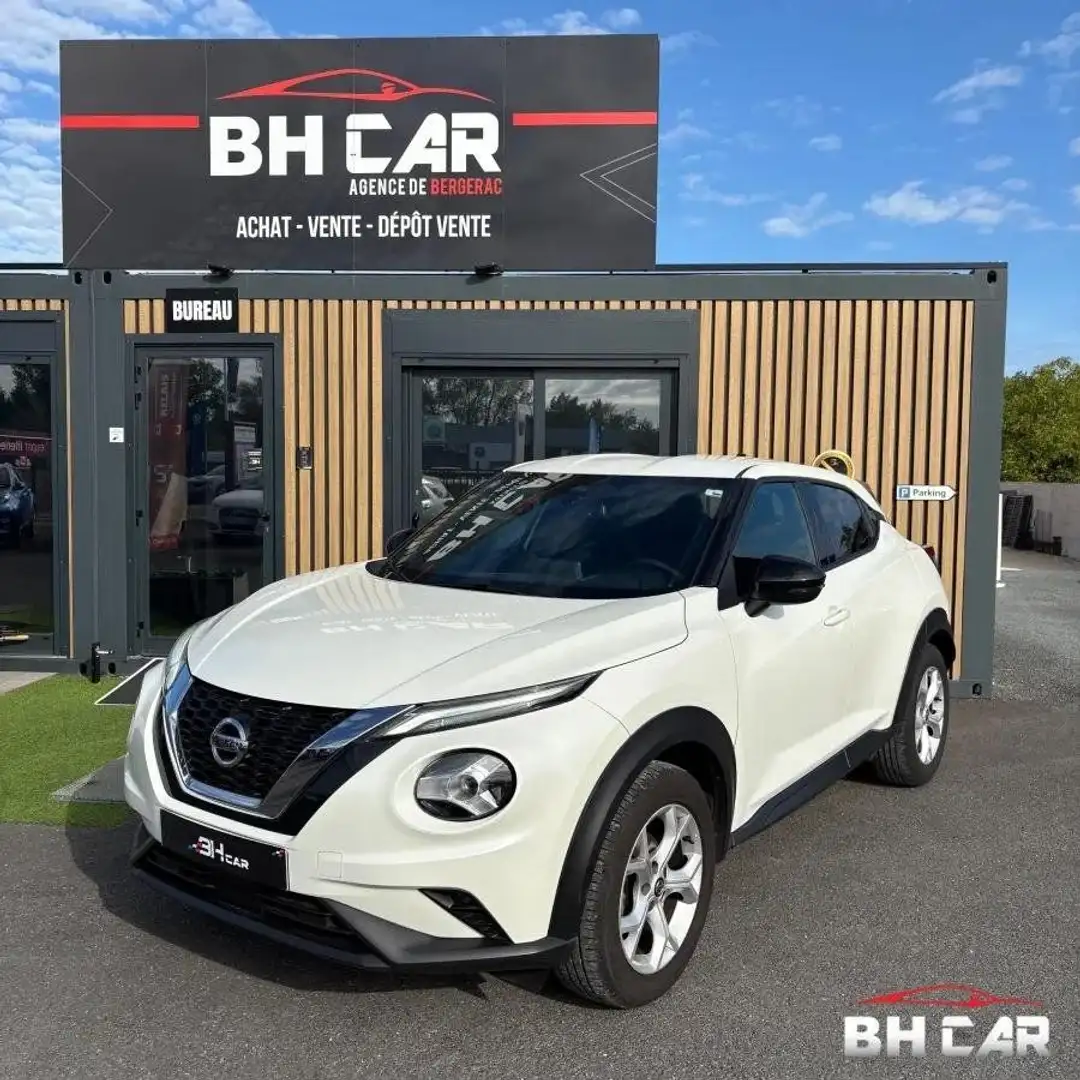 Nissan Juke 1.0 DIGT 117 N-CONNECTA 2WD / 1ERE MAIN Blanc - 1