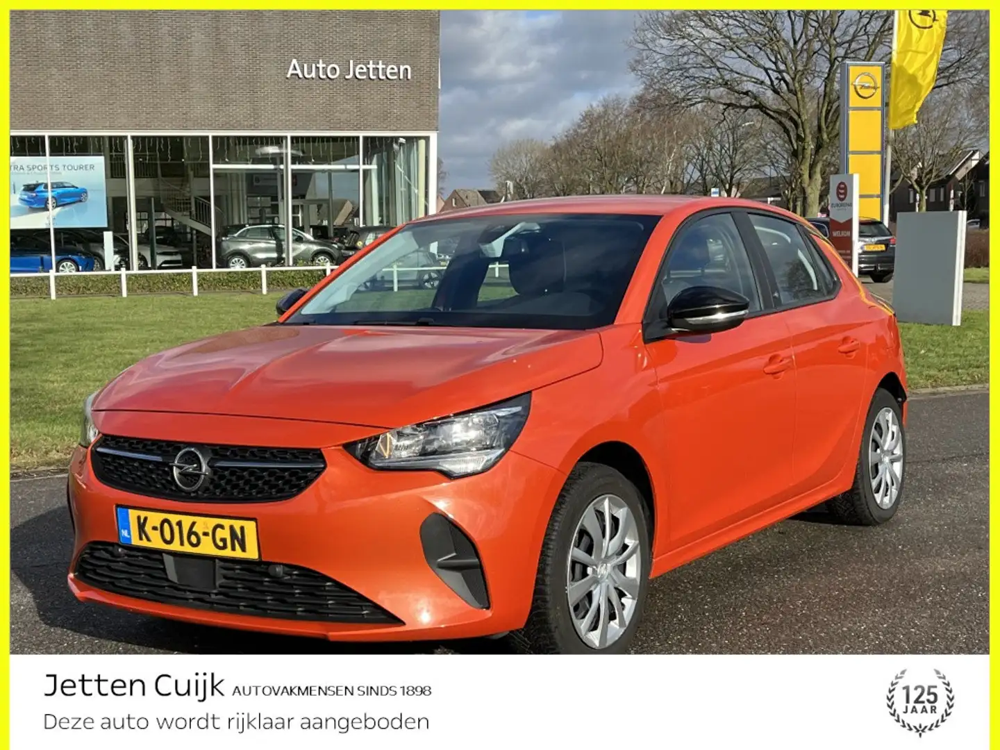 Opel Corsa-e Edition 50 kWh #RIJKLAAR# | 3 Fase Orange - 1