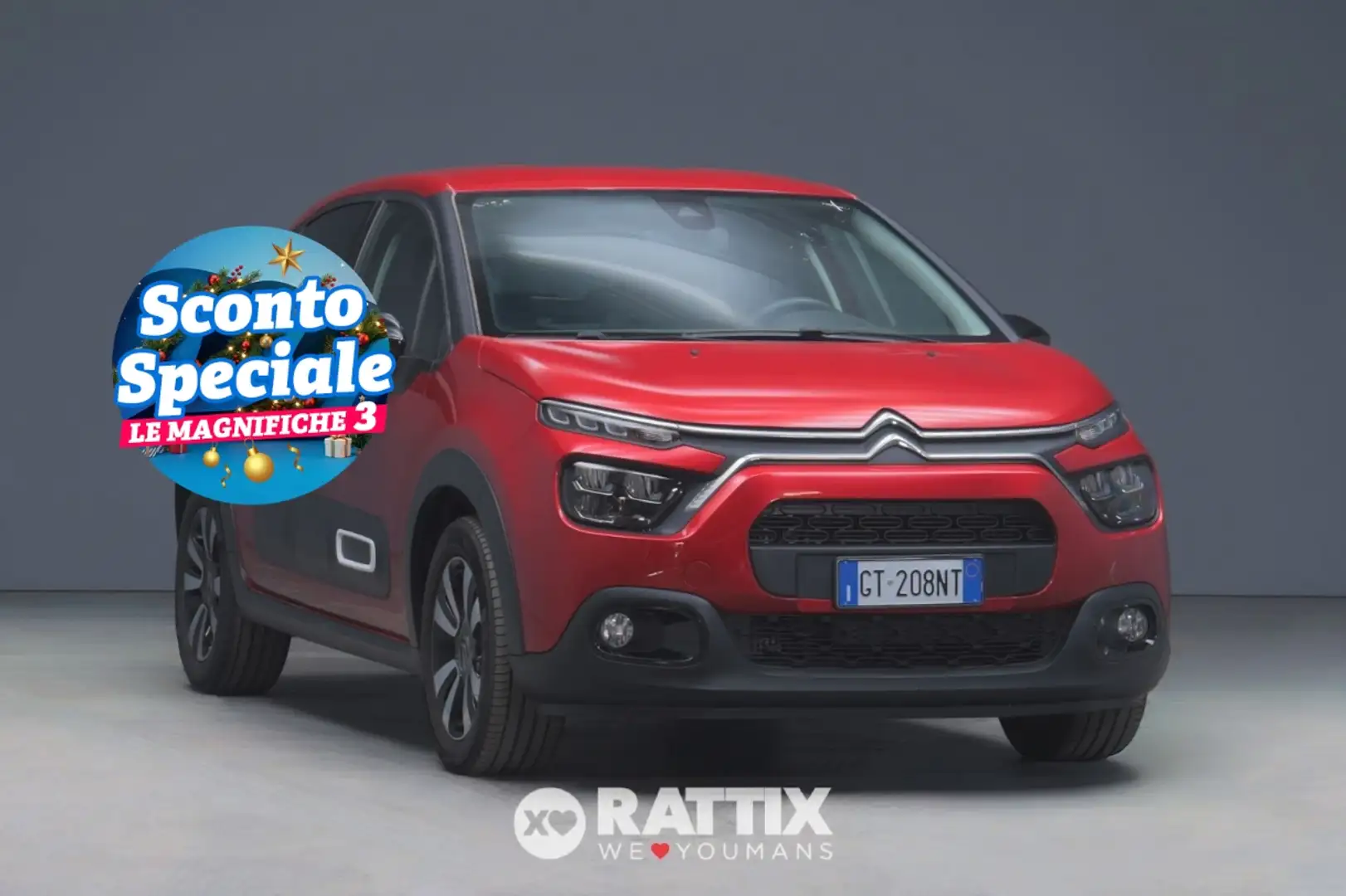 Citroen C3 1.2 Puretech 110CV Max Rosso - 1