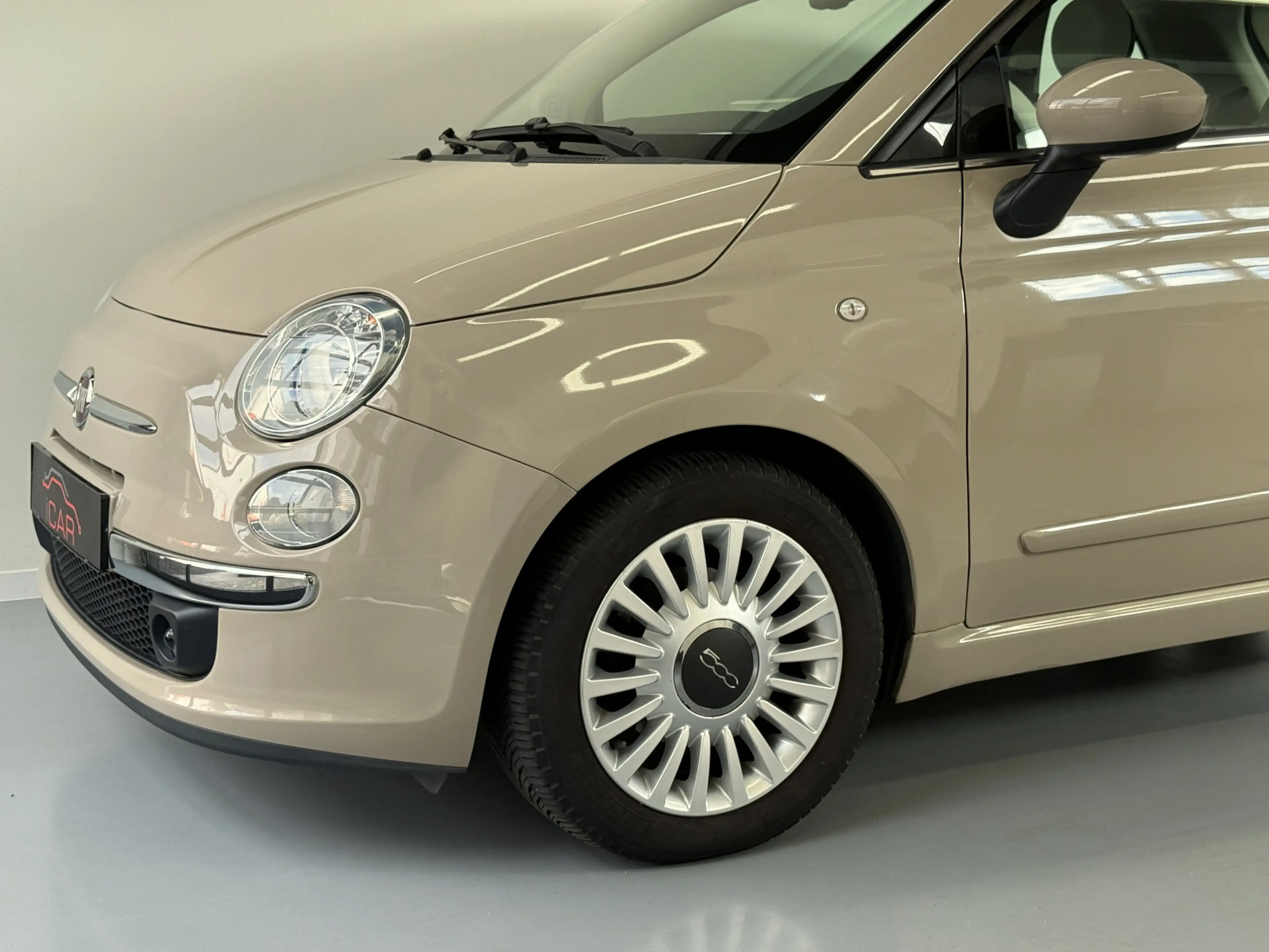 Fiat 500 0.9 TwinAir Cappuccino-Skydome Electrisch panorama — photo 2