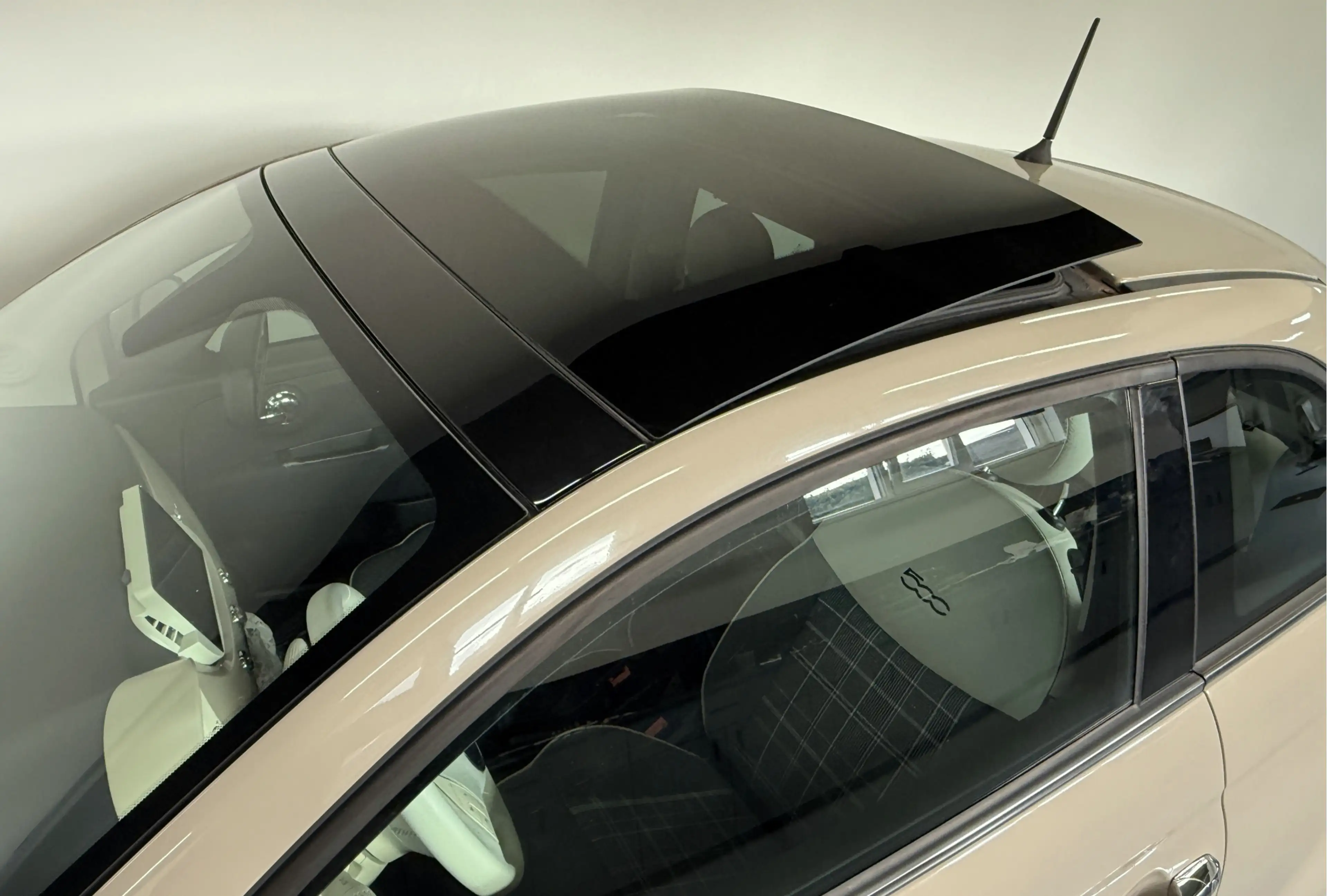 Fiat 500 0.9 TwinAir Cappuccino-Skydome Electrisch panorama — photo 5