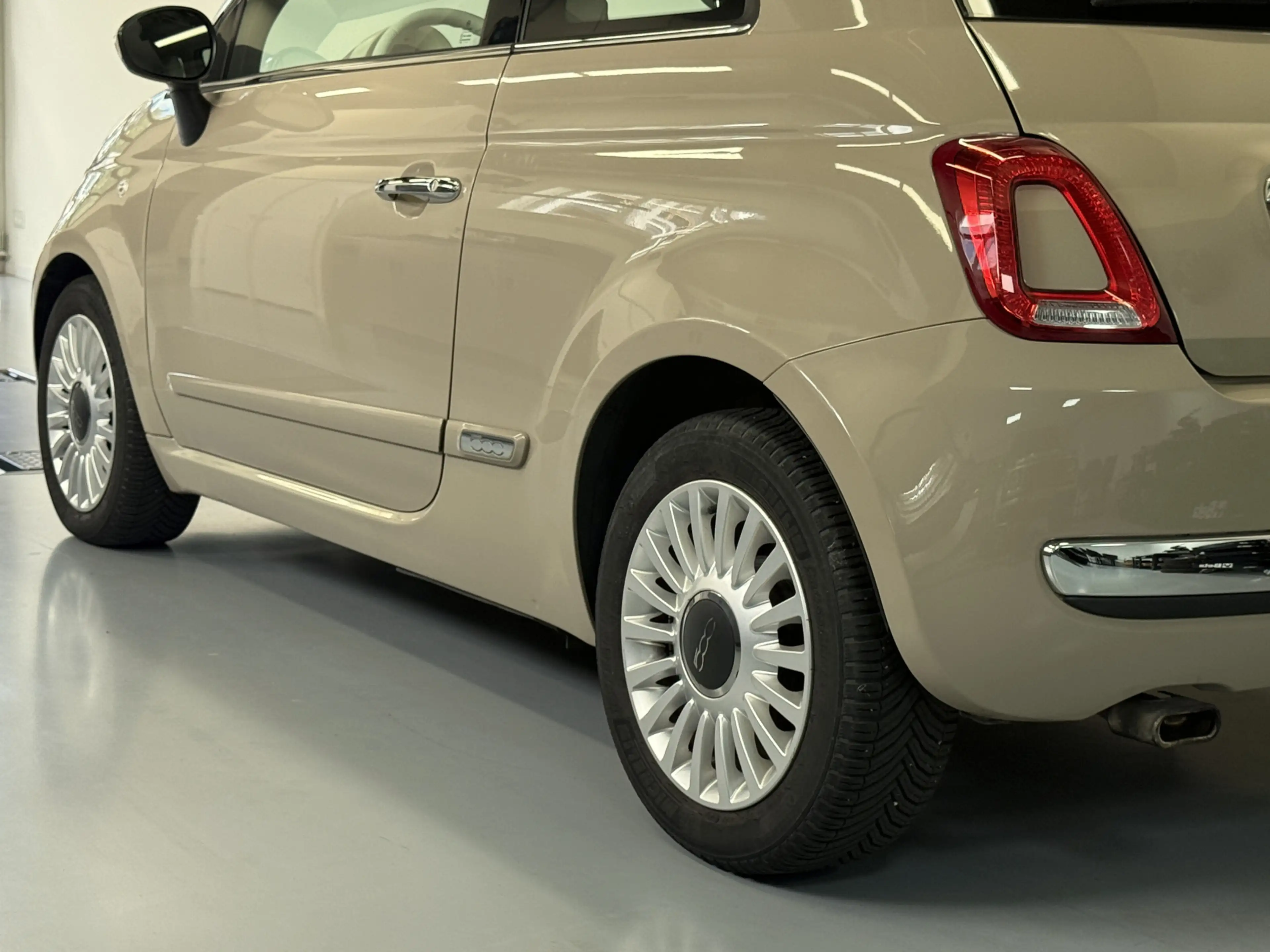 Fiat 500 0.9 TwinAir Cappuccino-Skydome Electrisch panorama — photo 11