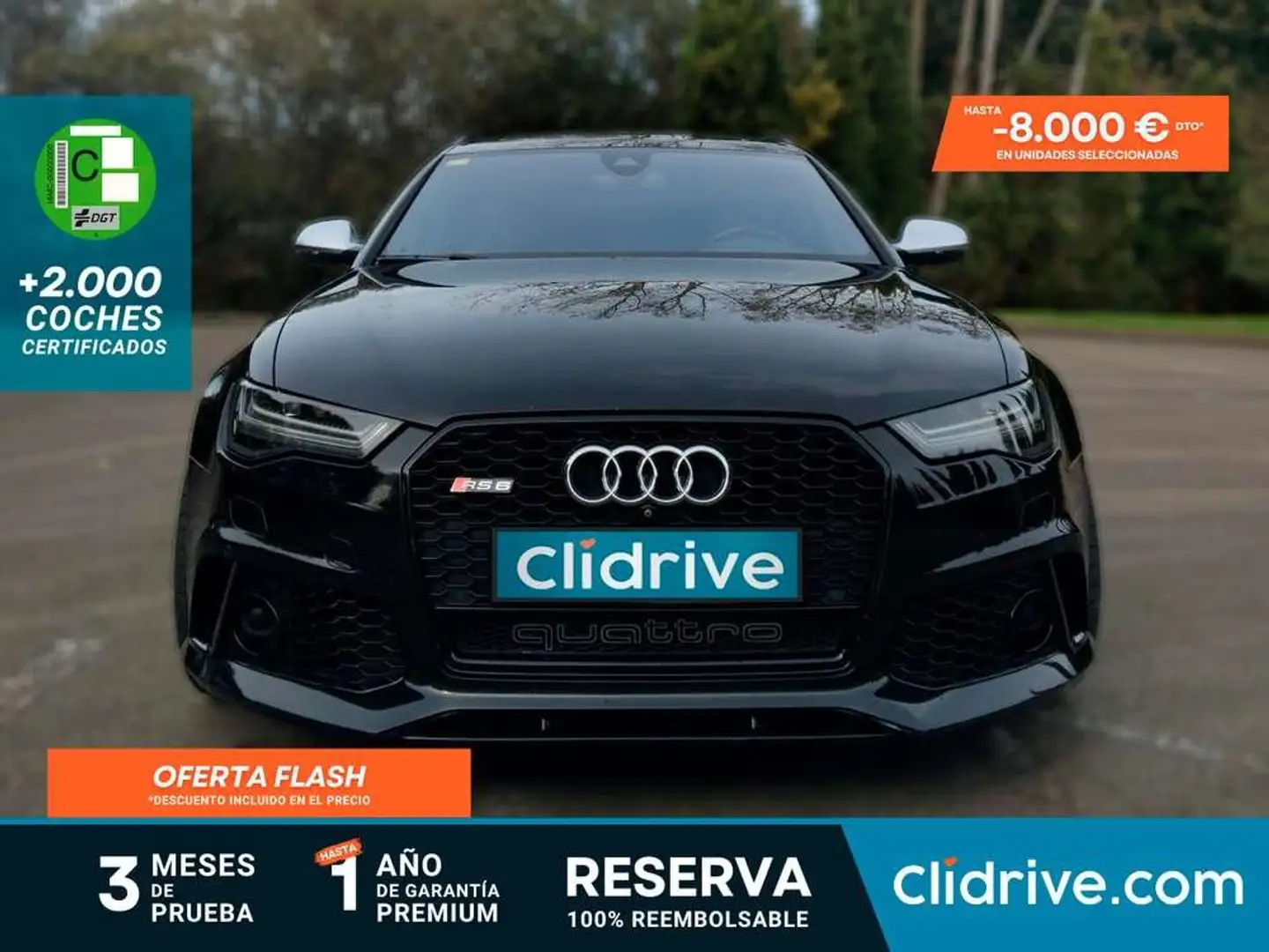 Audi RS6 Avant 4.0 TFSI quattro Tiptronic Negro - 1