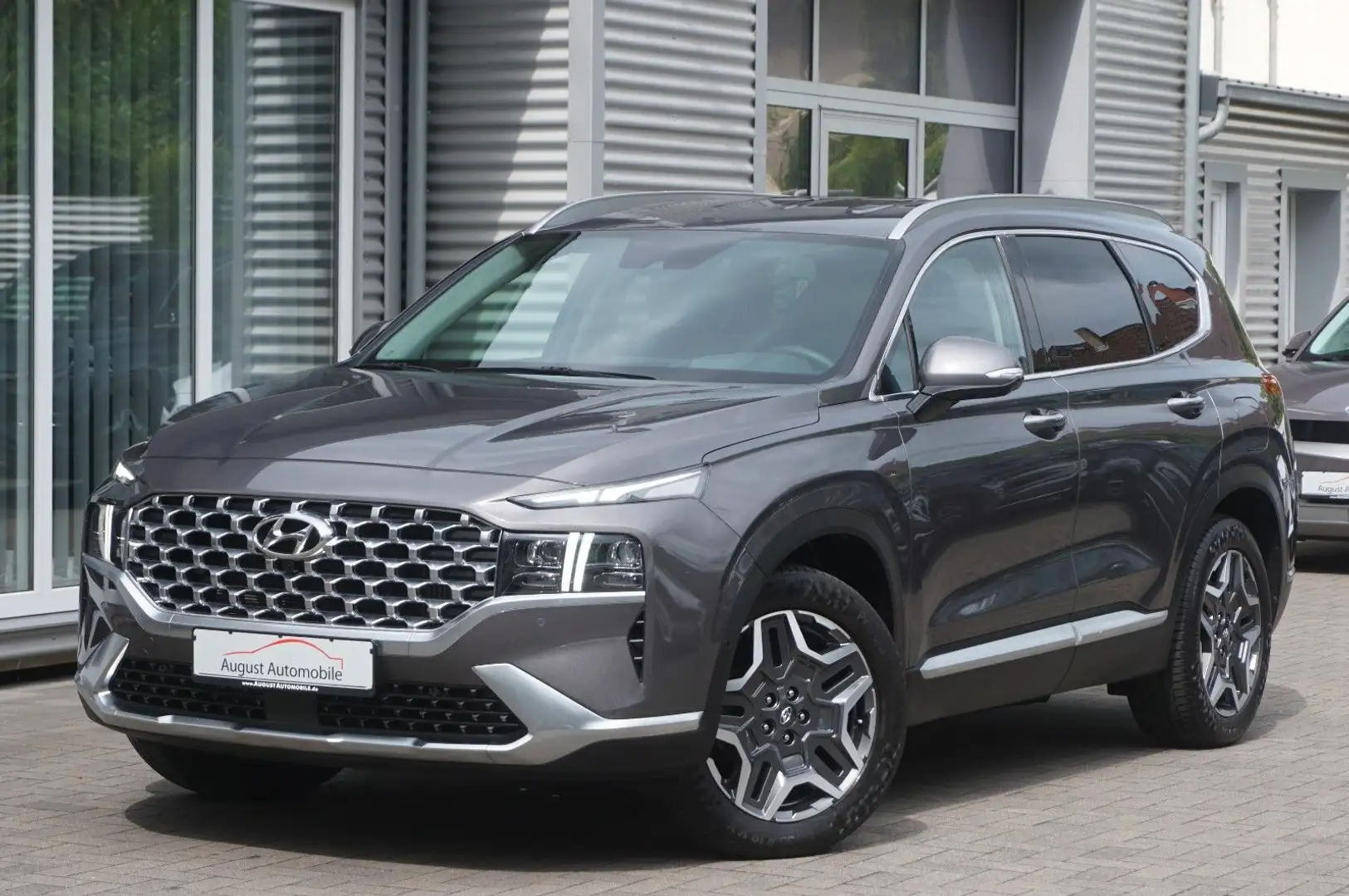 Hyundai SANTA FE Prime Plug-In 4WD 7Sitz 360 ACC KRELL Grigio - 1