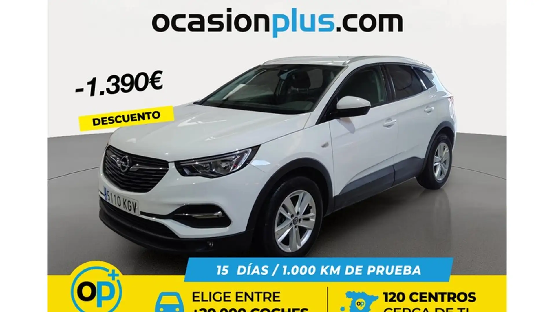 Opel Grandland X 1.2T S&S Selective 130 Weiß - 1