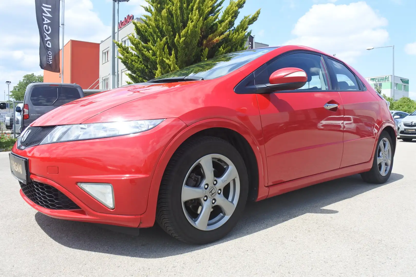 Honda Civic 1,4i Comfort AMT i-SHIFT/PICKERL 6/26 Rouge - 1