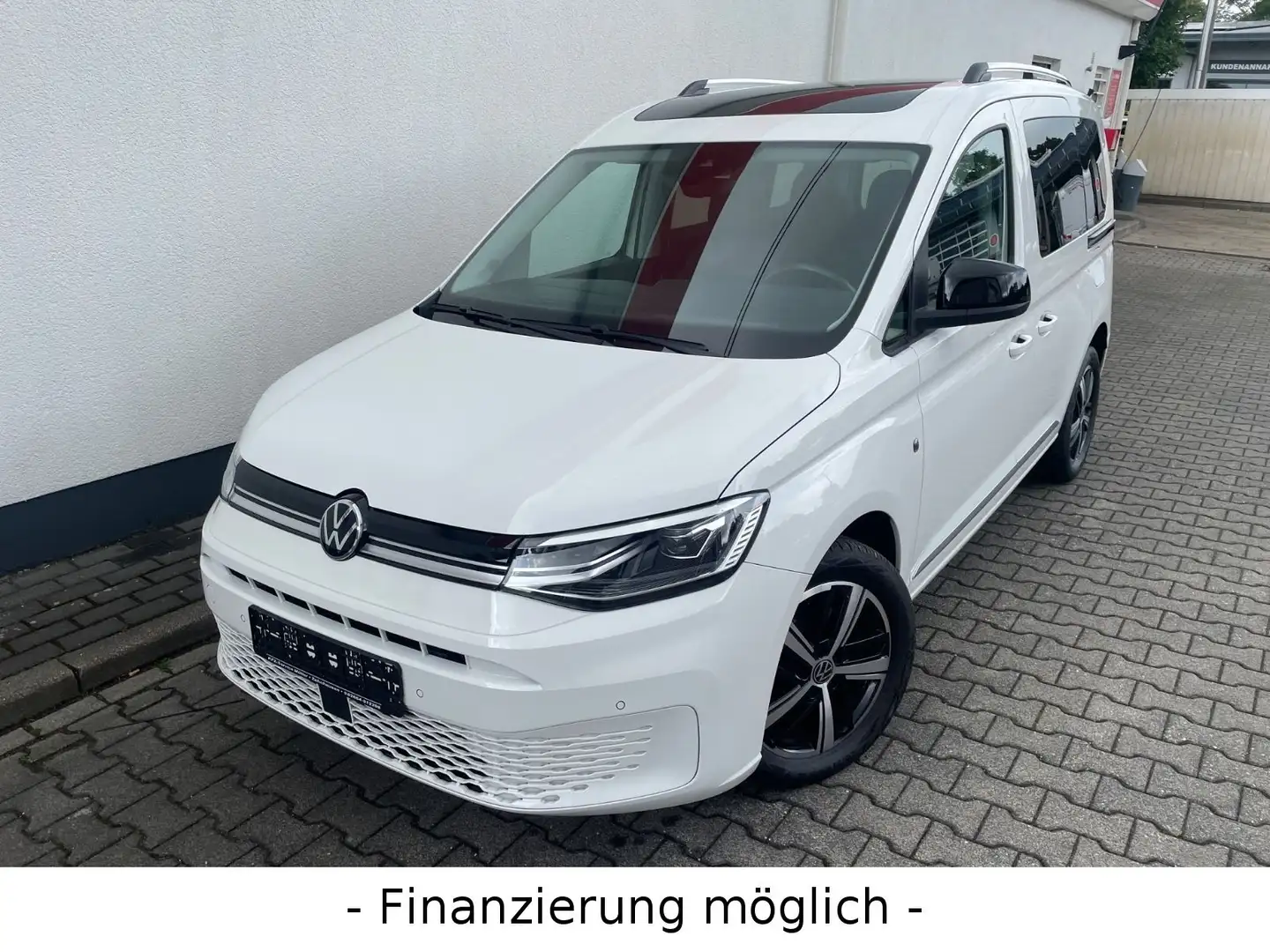 Volkswagen Caddy 2.0 TDI Style / Panorama Dach / AHK Weiß - 1