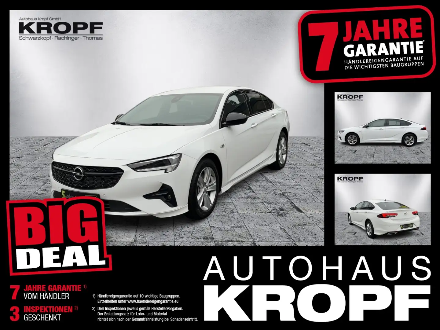 Opel Insignia B Grand Sport 2.0 *8-FACH* Navi,BOSE,AHK Blanco - 1