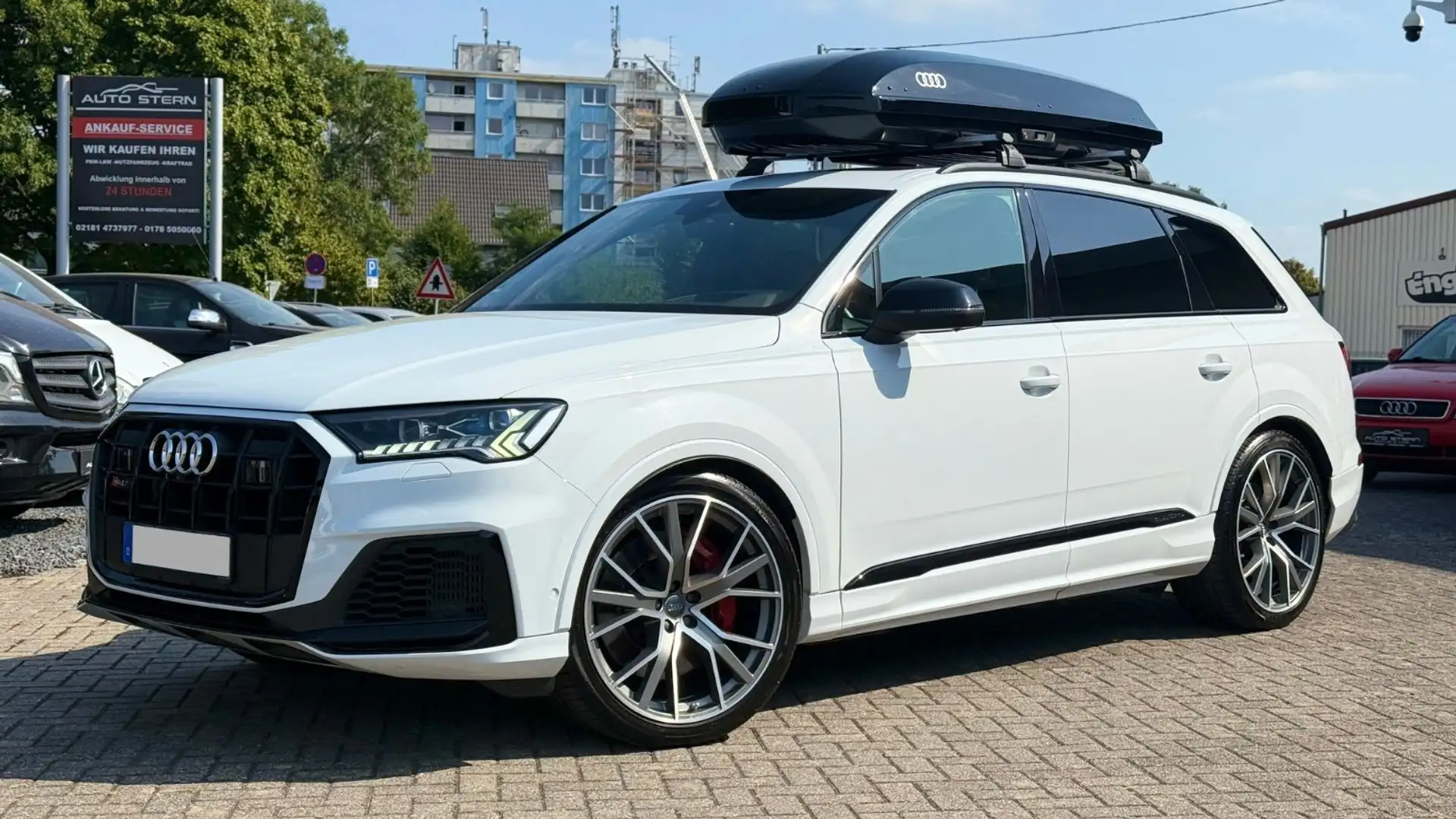 Audi SQ7 4.0 TDI quattro PANO MATRIX ALLRADLENKUNG Blanc - 1