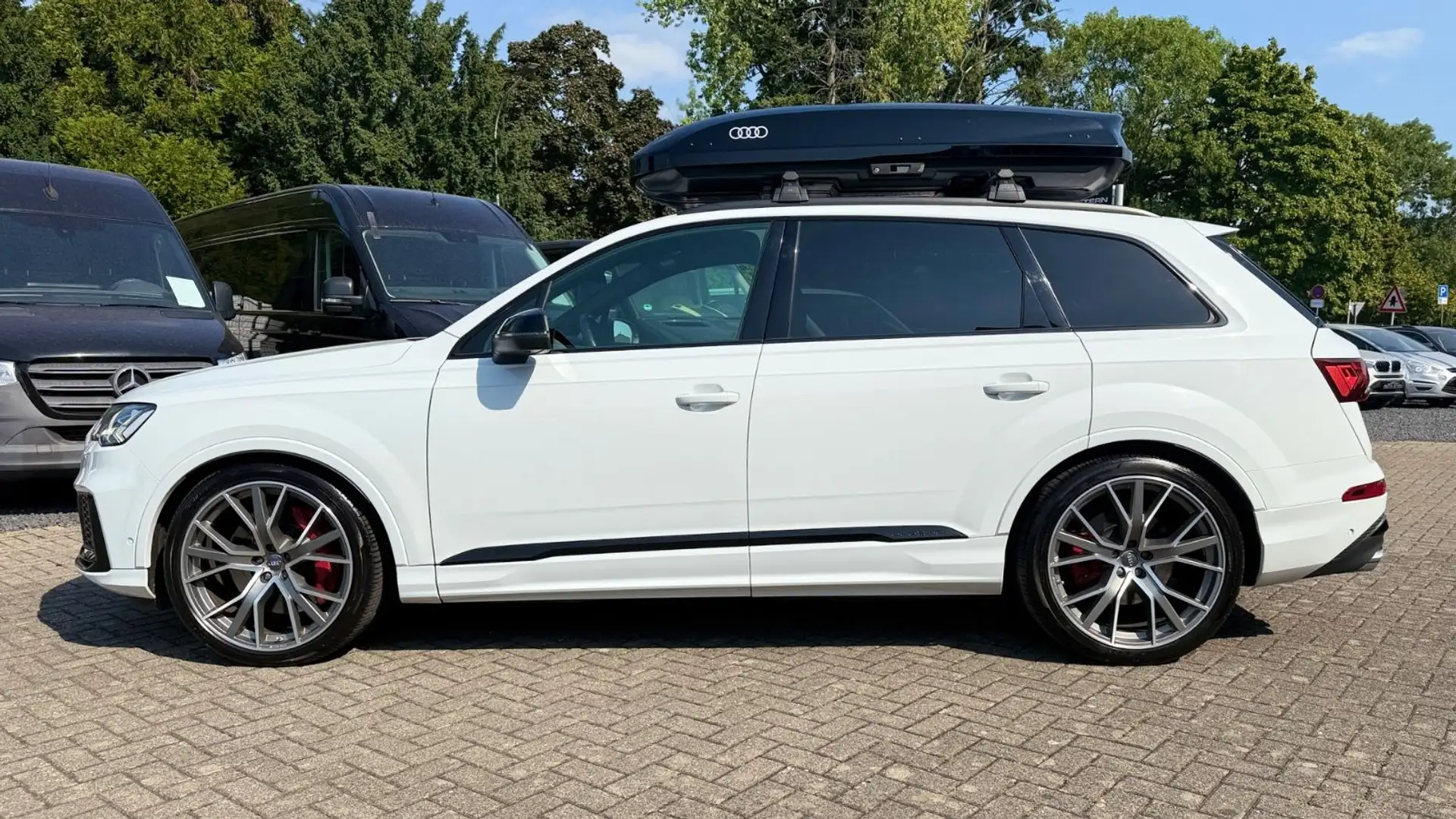 Audi SQ7 4.0 TDI quattro PANO MATRIX ALLRADLENKUNG Blanc - 2