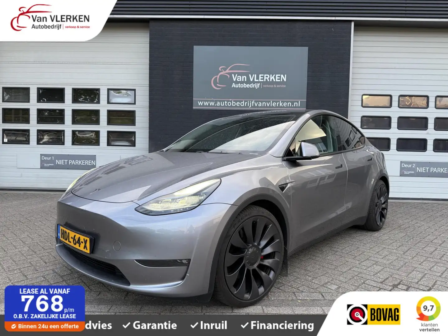 Tesla Model Y Performance AWD FULL SELF DRIVING !!! Grijs - 1