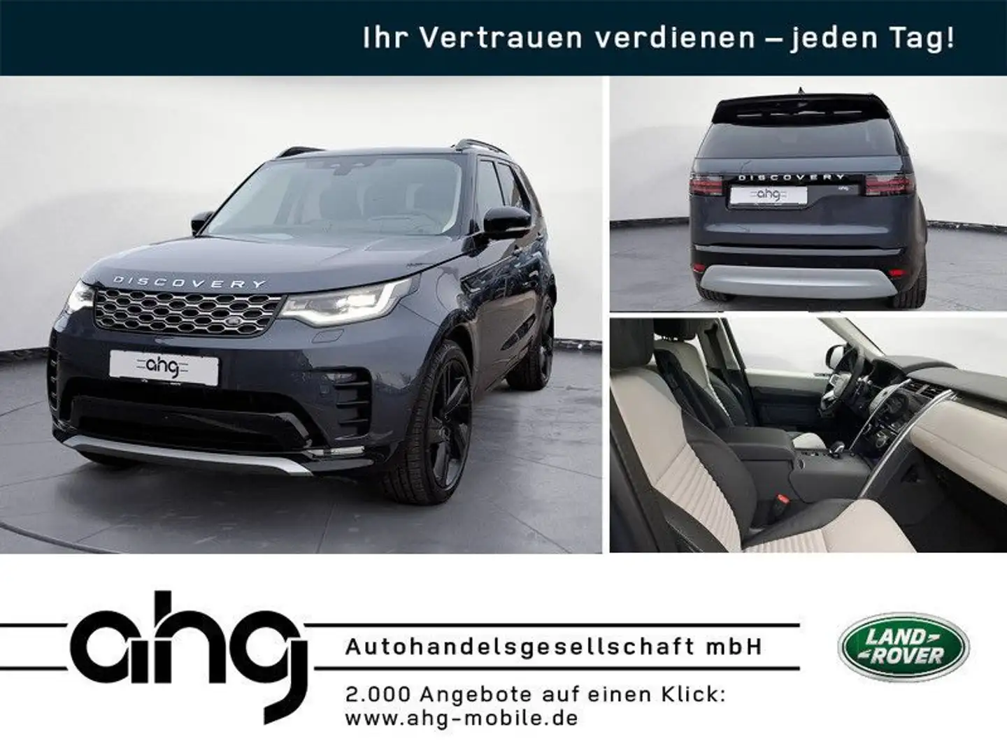 Land Rover Discovery D350 35 Anniversary Edition AHK 22'LM Bleu - 1