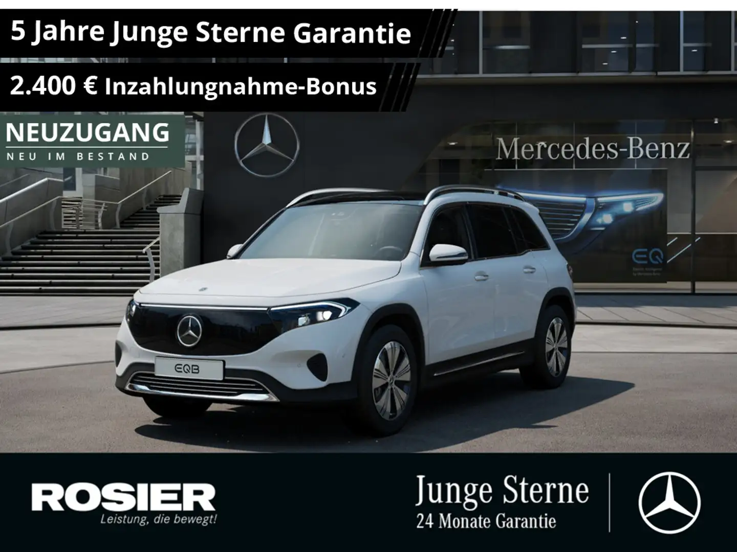 Mercedes-Benz EQB 350 4M Progressive Advanced+ Distr. LED P Blanc - 1