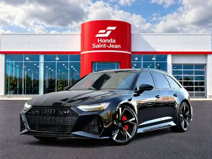 Black 2023 Audi RS 6 Avant Wagon All-Wheel Drive 8-Speed Automatic