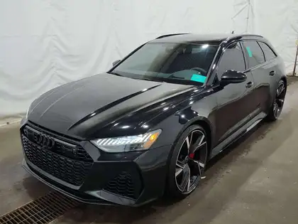 Black 2023 Audi RS 6 Avant Wagon All-Wheel Drive 8-Speed Automatic