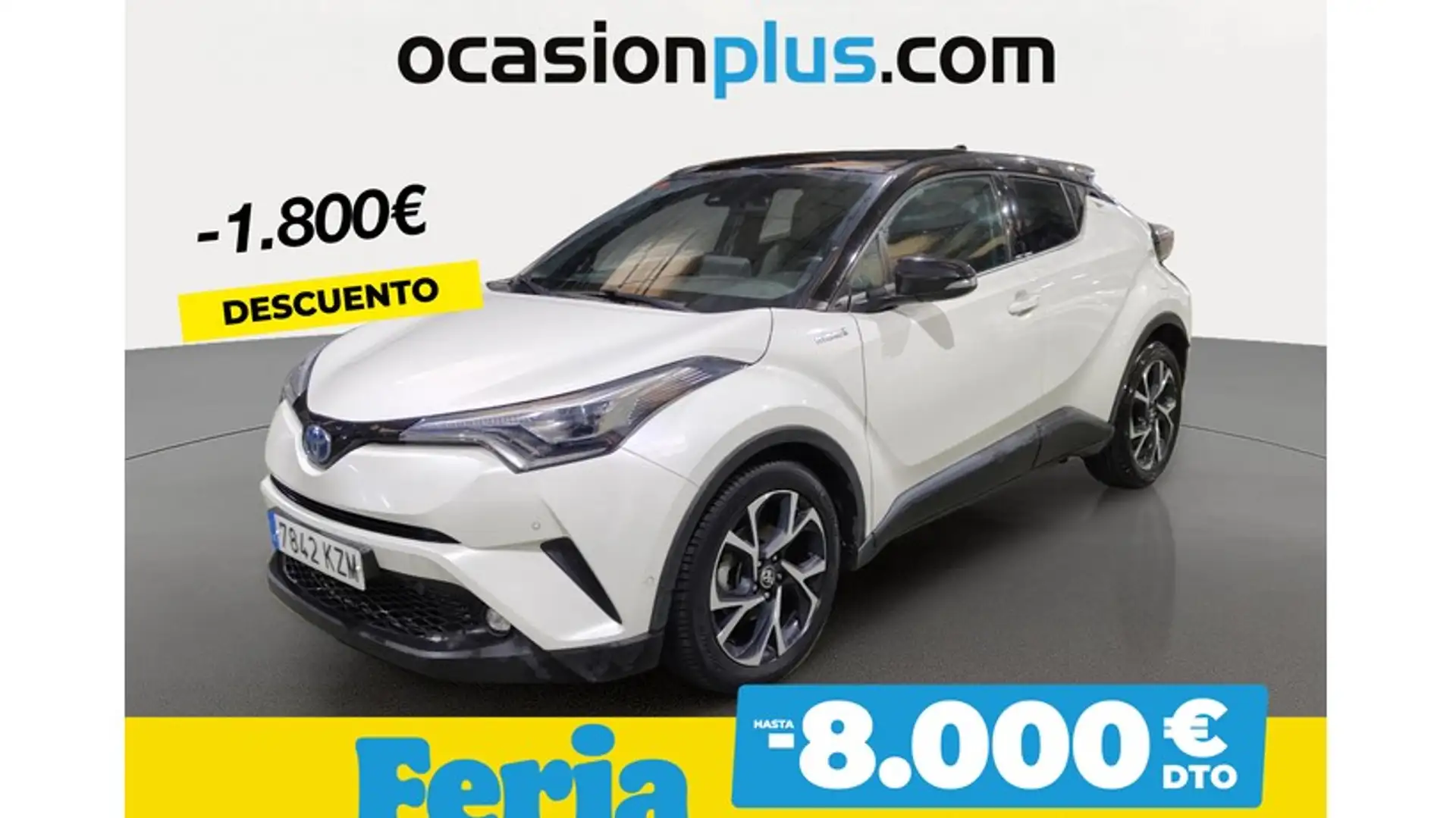 Toyota C-HR 125H Advance Blanc - 1