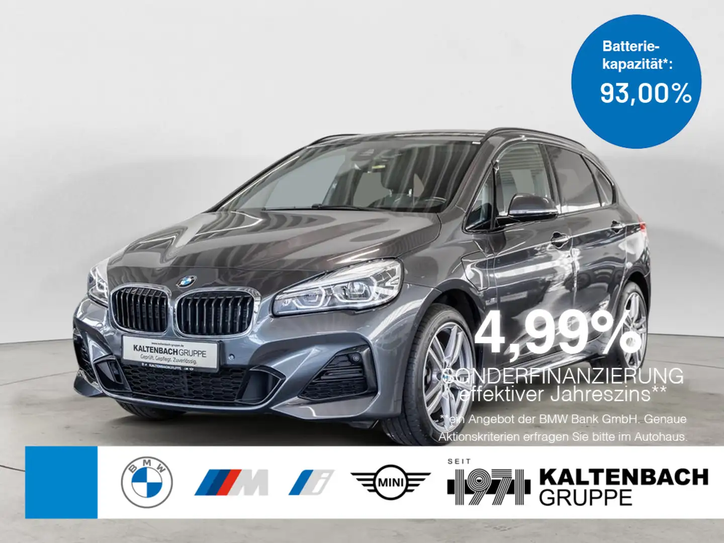 BMW 225 xe Active Tourer M-Sportpaket FACEL. HUD Сірий - 1