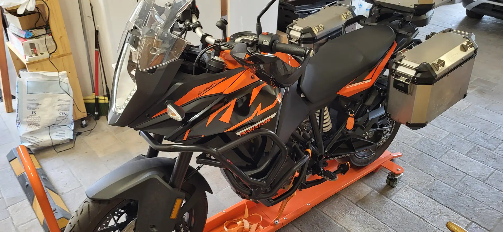 KTM 1090 Adventure Pomarańczowy - 2