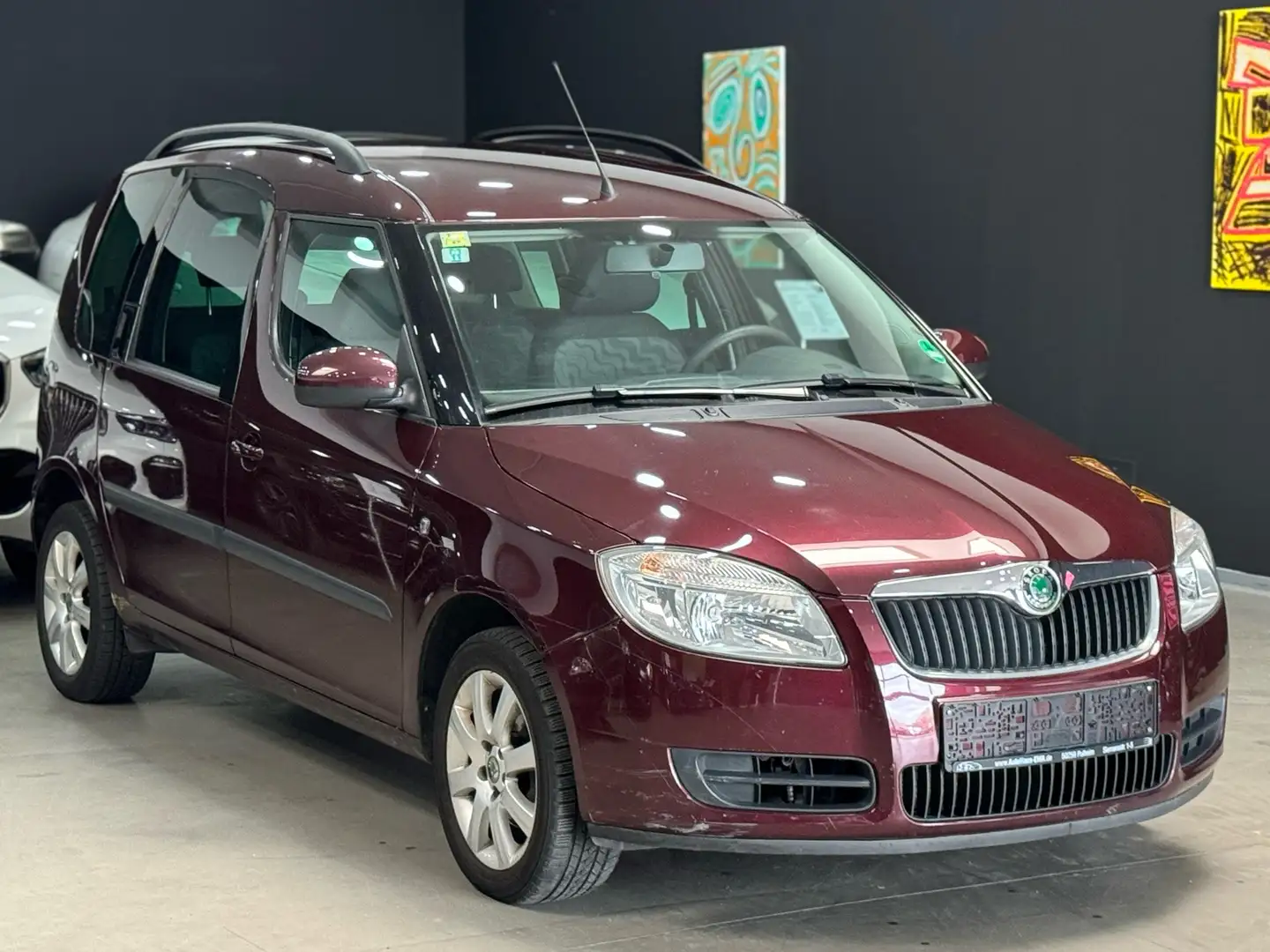 Skoda Roomster Style Plus Edition*2.Hand*PDC*SH*Klima* Rouge - 1