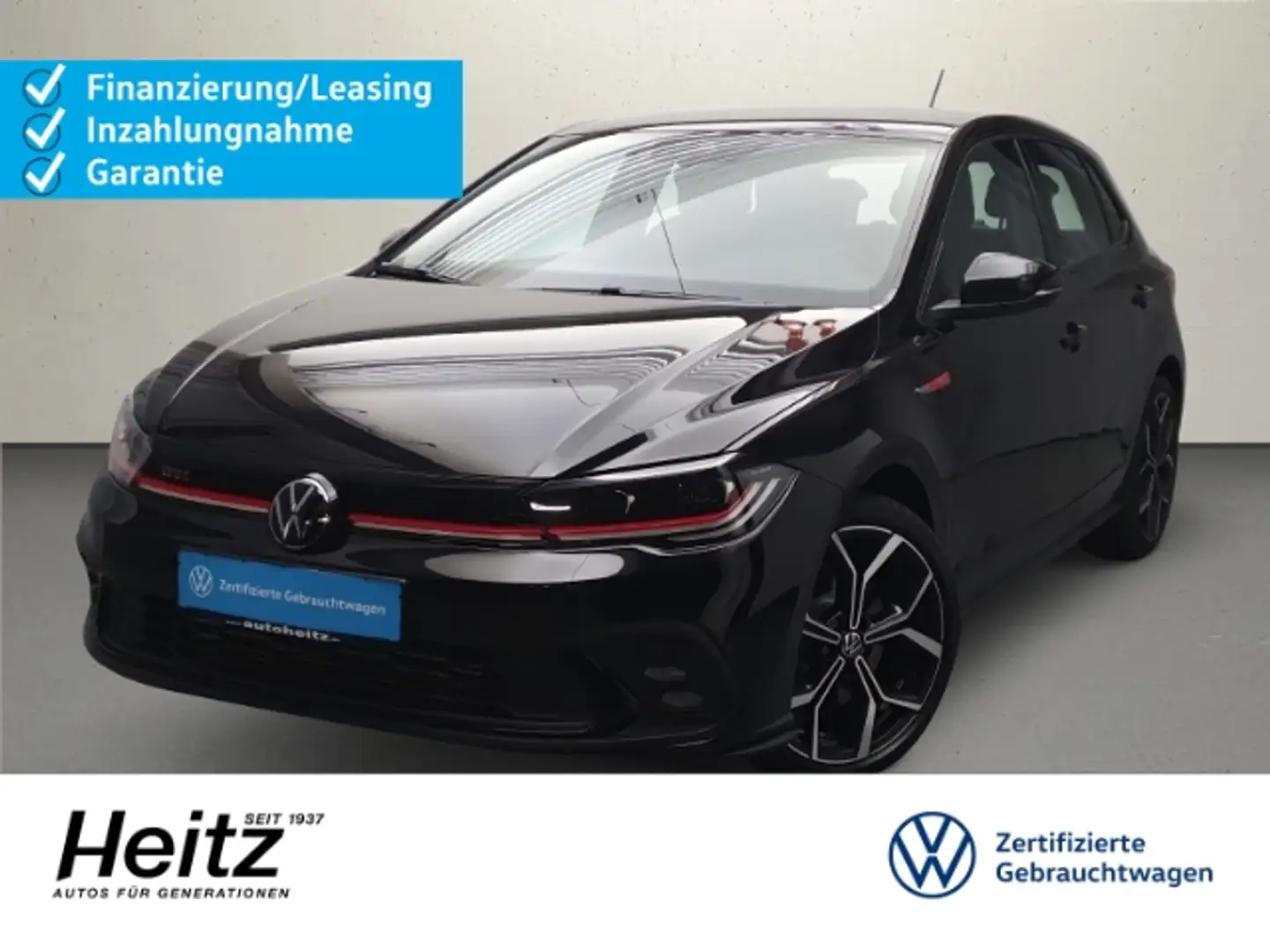 Volkswagen Polo GTI DSG Navi LED ACC Bluetooth Parklenkass. Noir - 1