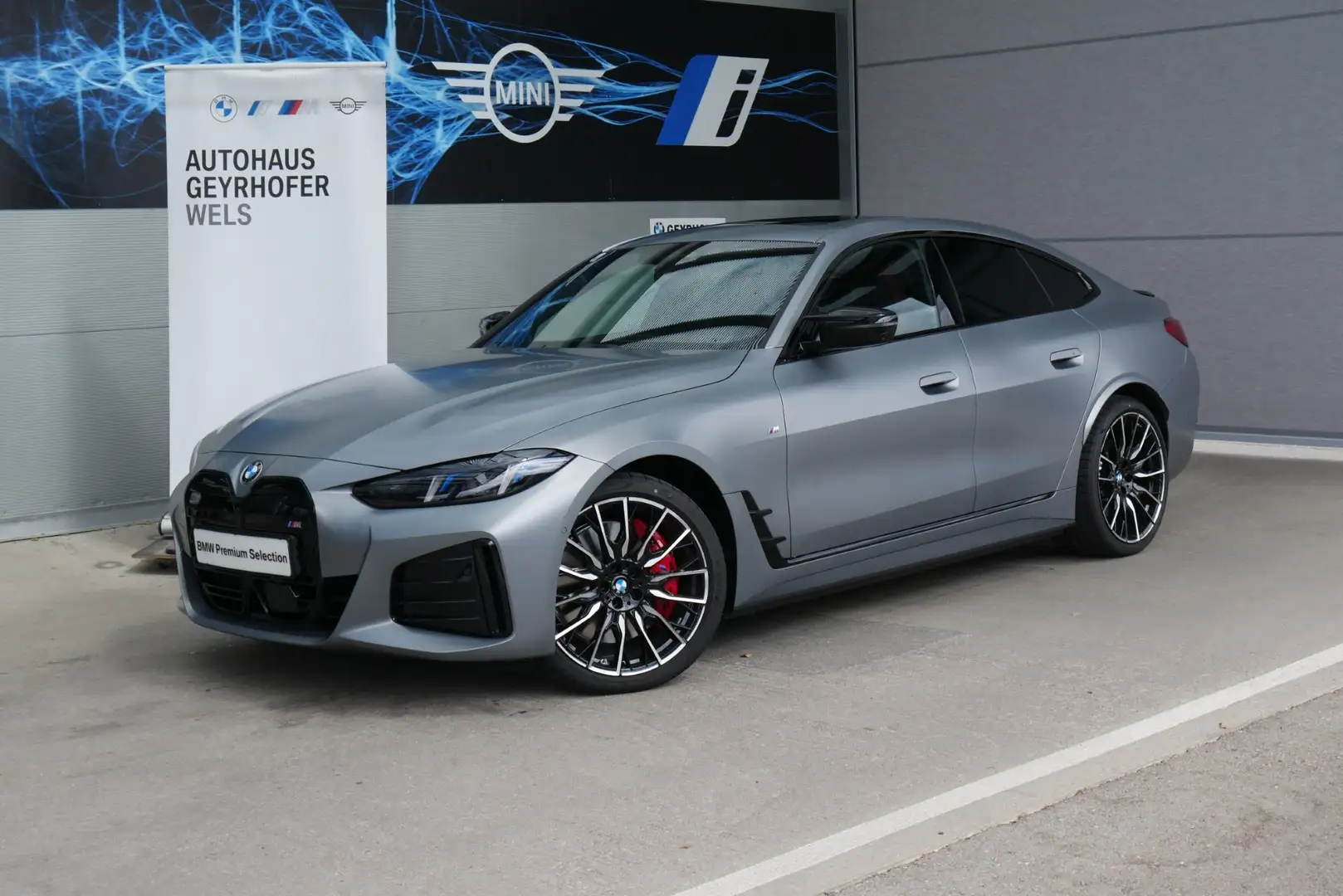 BMW i4 Gran Coupe xDrive *M-Paket Pro/AHK/Glasdach/360°Memorysitz/DA-Prof./Head-Up* Grau - 1
