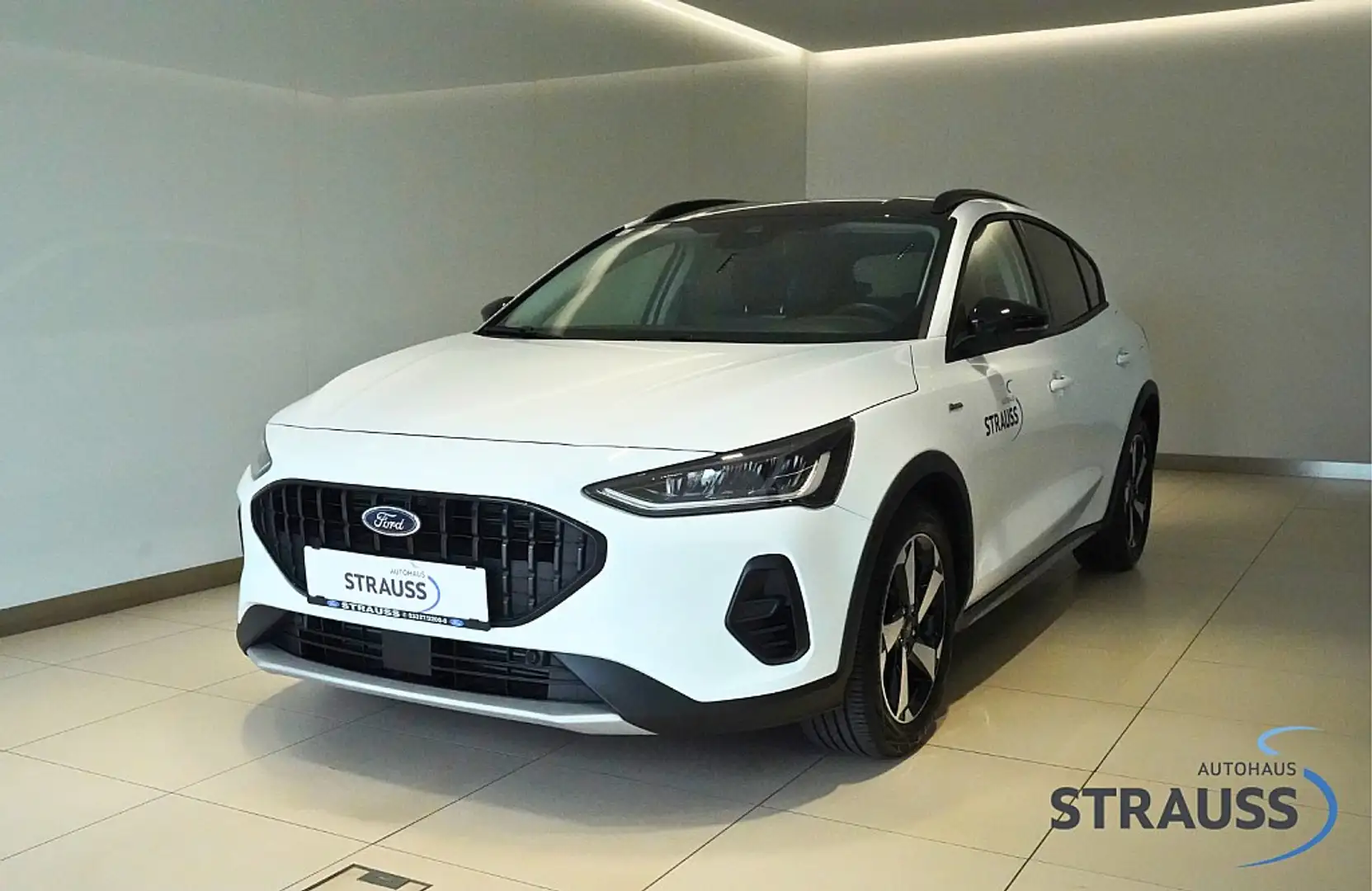 Ford Focus 1,0 EcoBoost Hybrid Active Weiß - 1