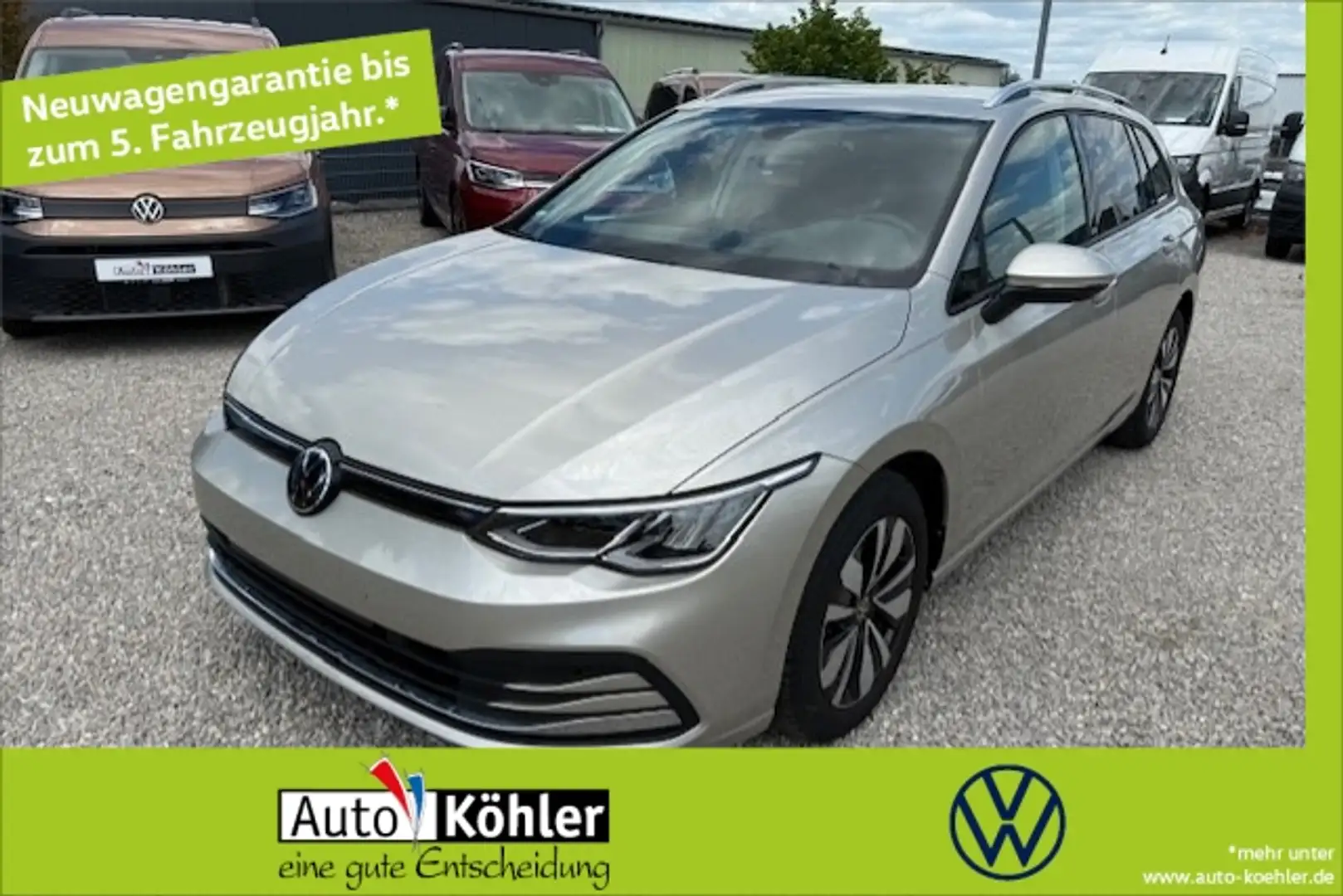 Volkswagen Golf Variant Move TSi Matrix 4xSHZ ACC AHK Kam. Silber - 1